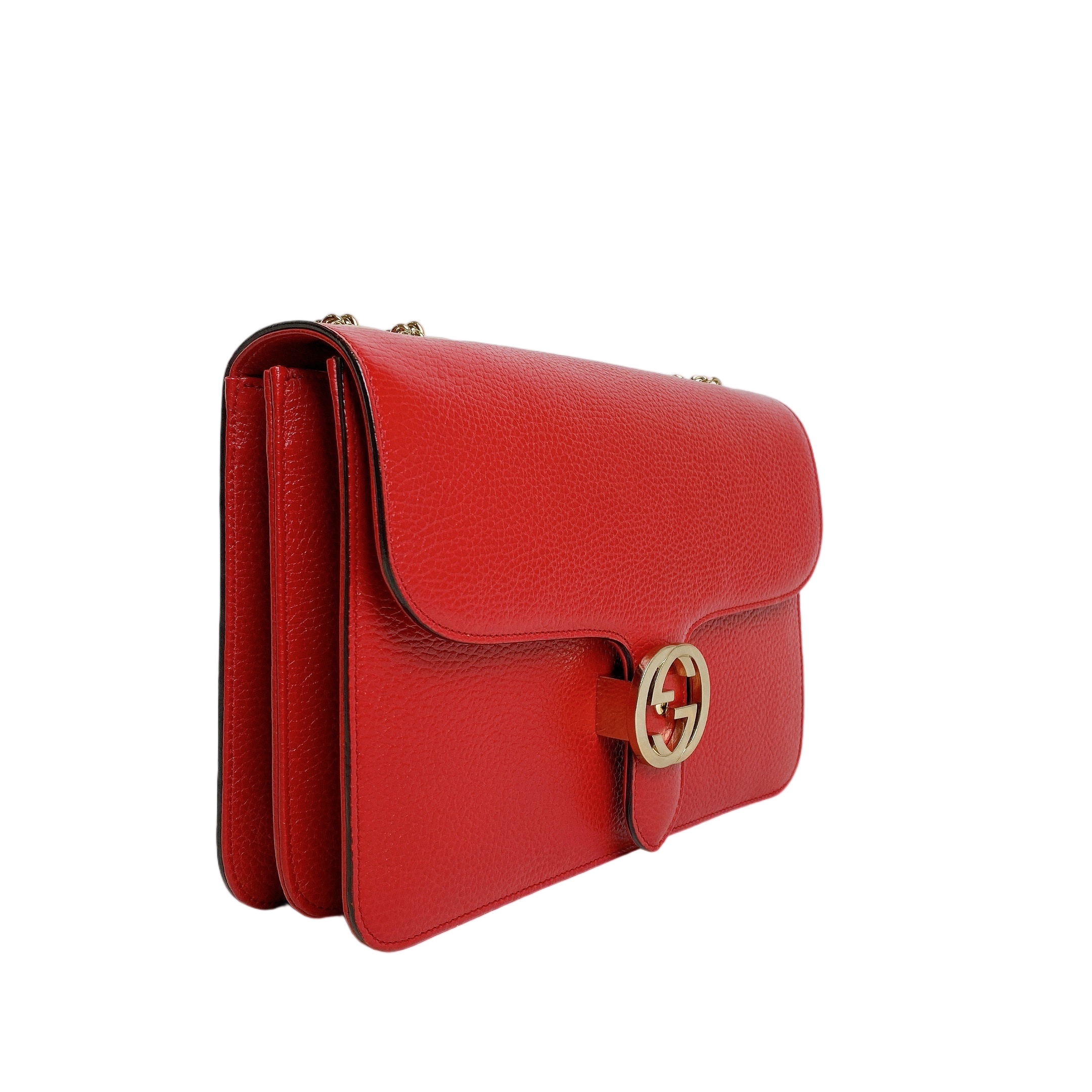 GUCCI INTERLOCKING LARGE IN RED