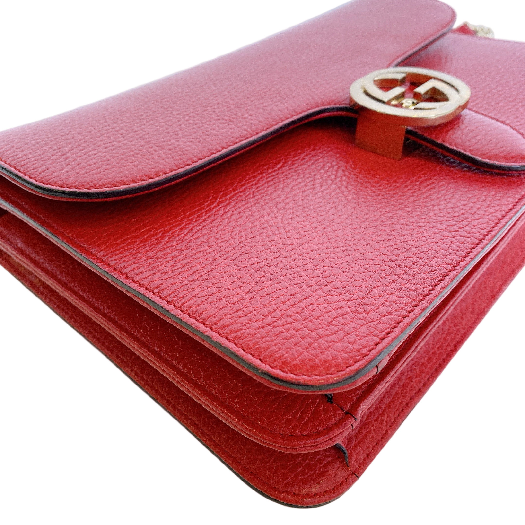 GUCCI INTERLOCKING LARGE IN RED
