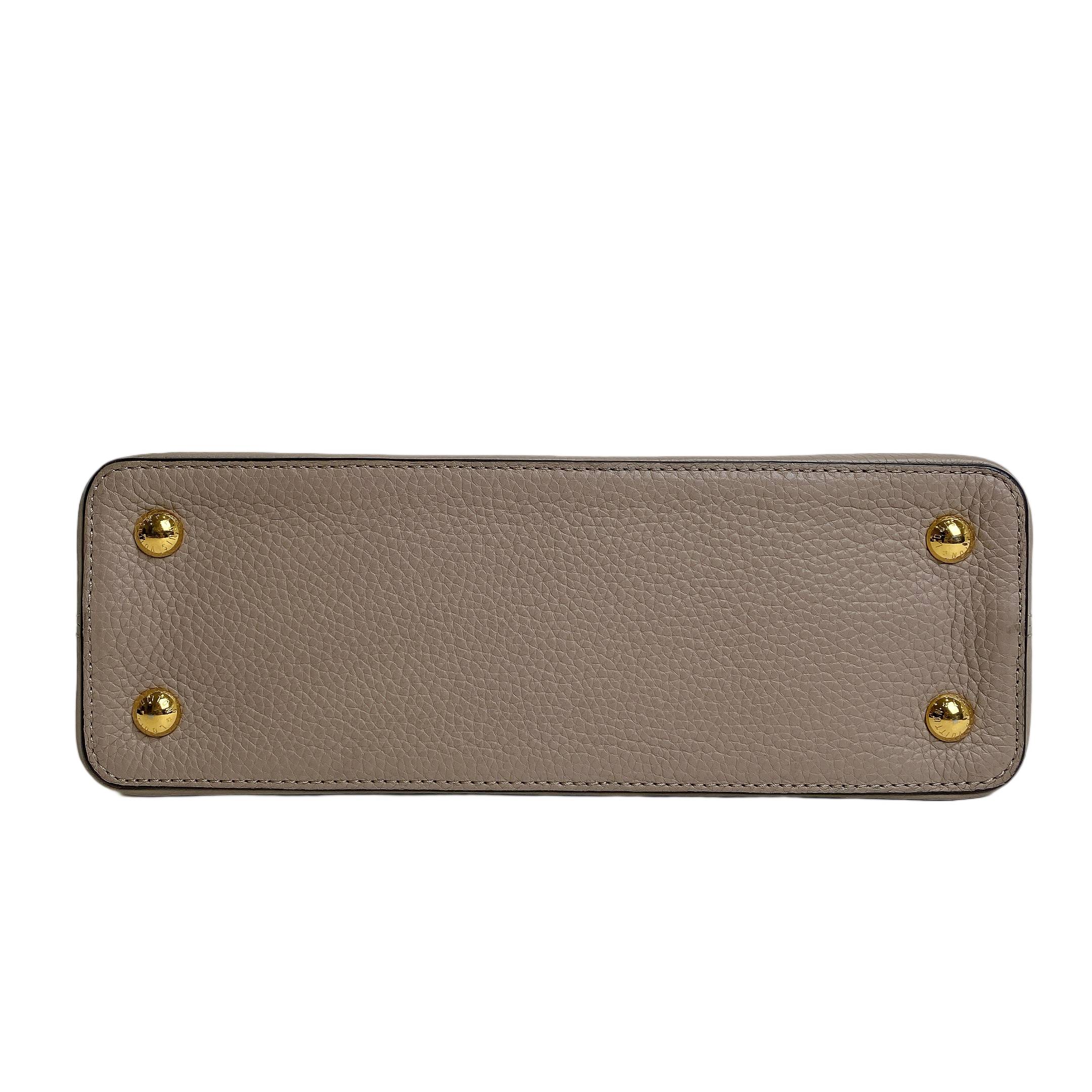 LV CAPUCINES MM IN BEIGE