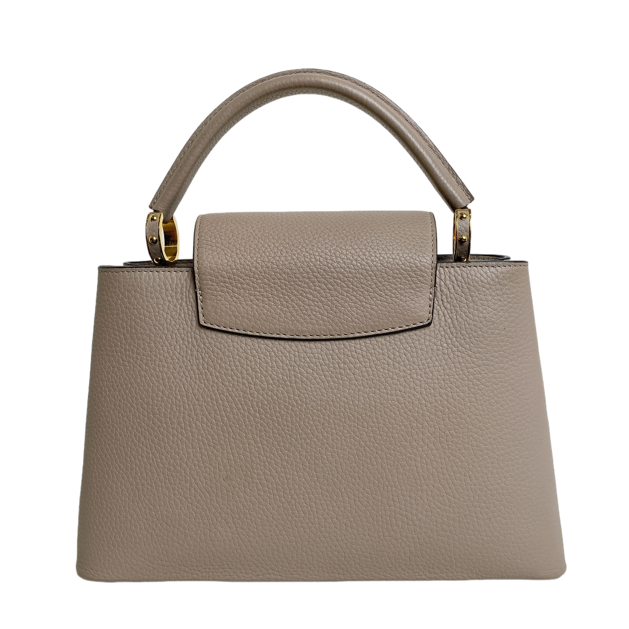 LV CAPUCINES MM IN BEIGE