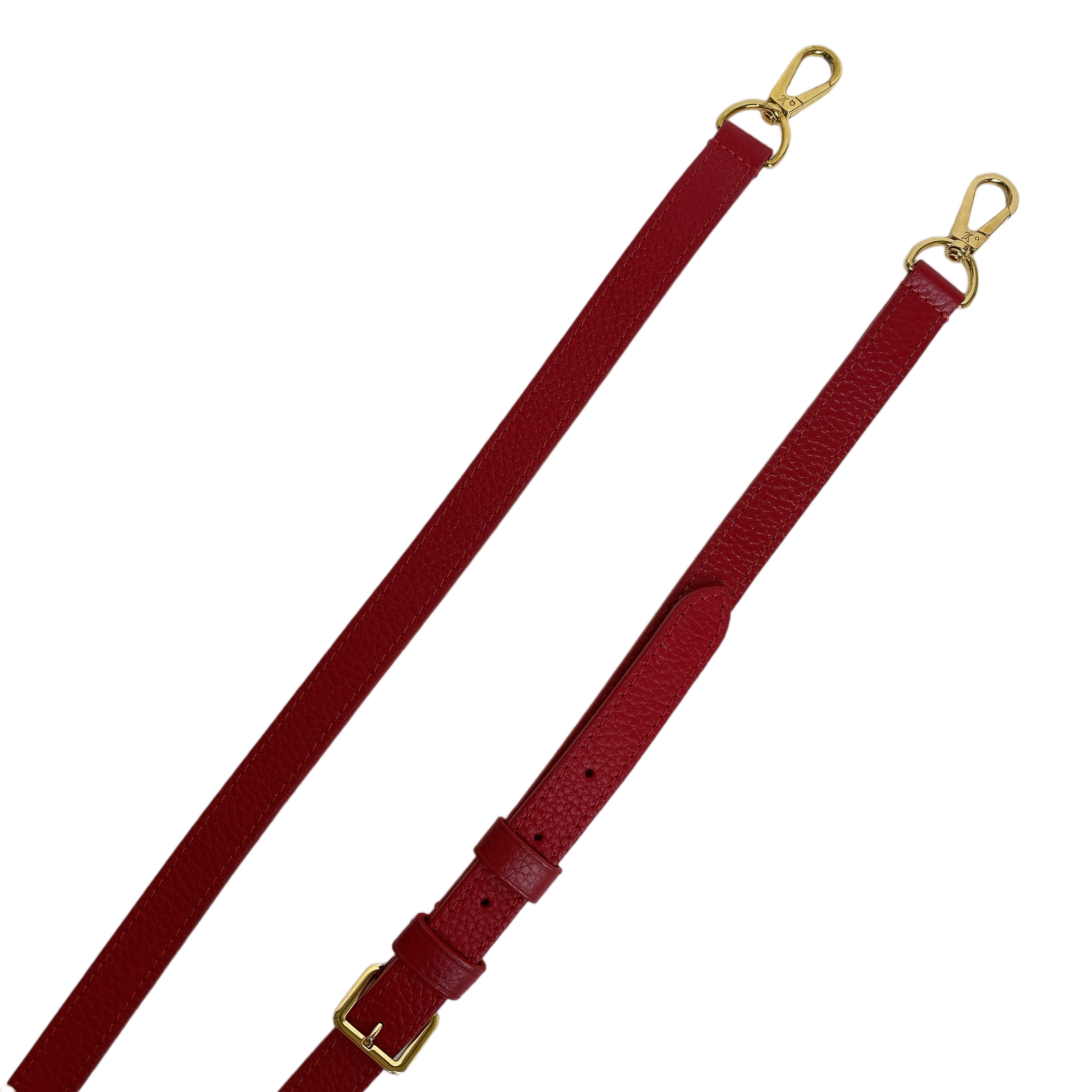 LV CAPUCINES MM IN RED