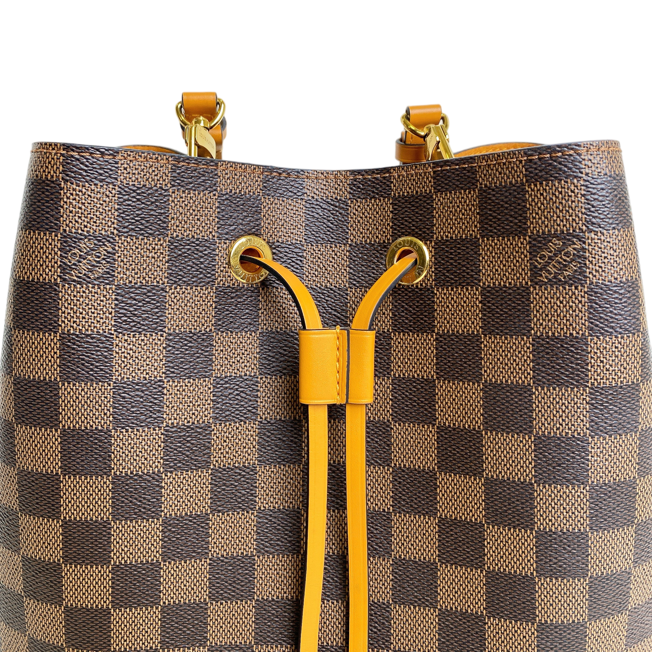 LV NEONOE DAMIER IN YELLOW
