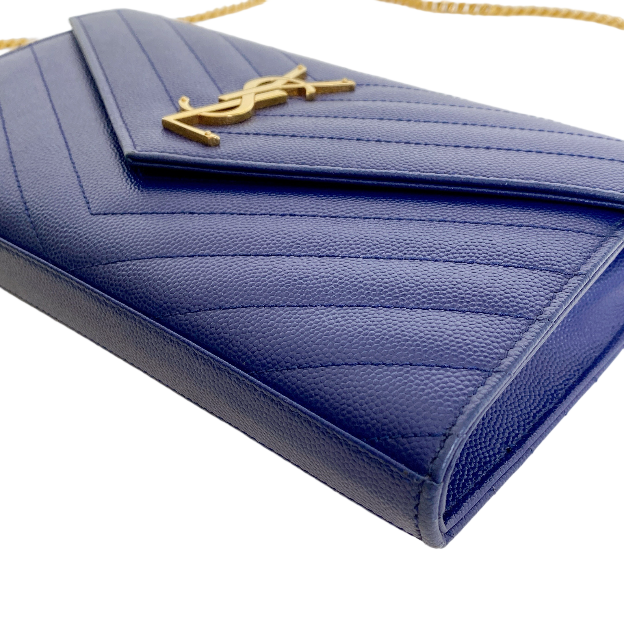 YSL WOC LARGE IN NAVY BLUE