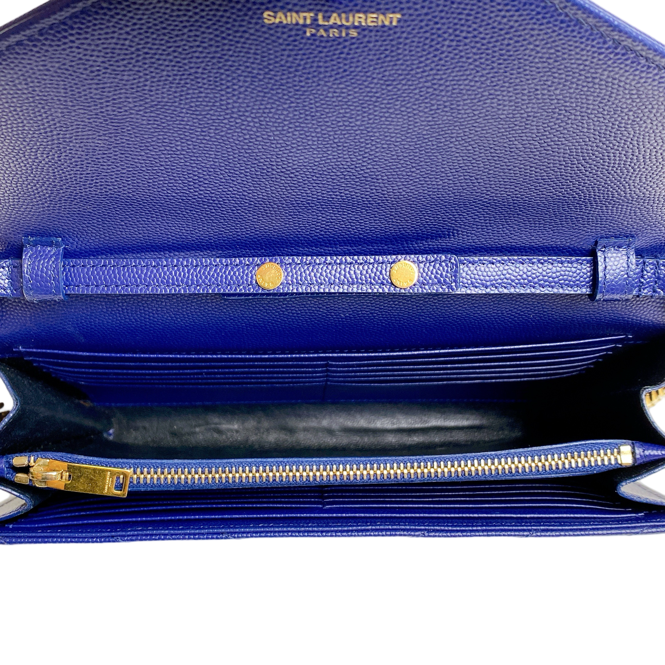 YSL WOC LARGE IN NAVY BLUE