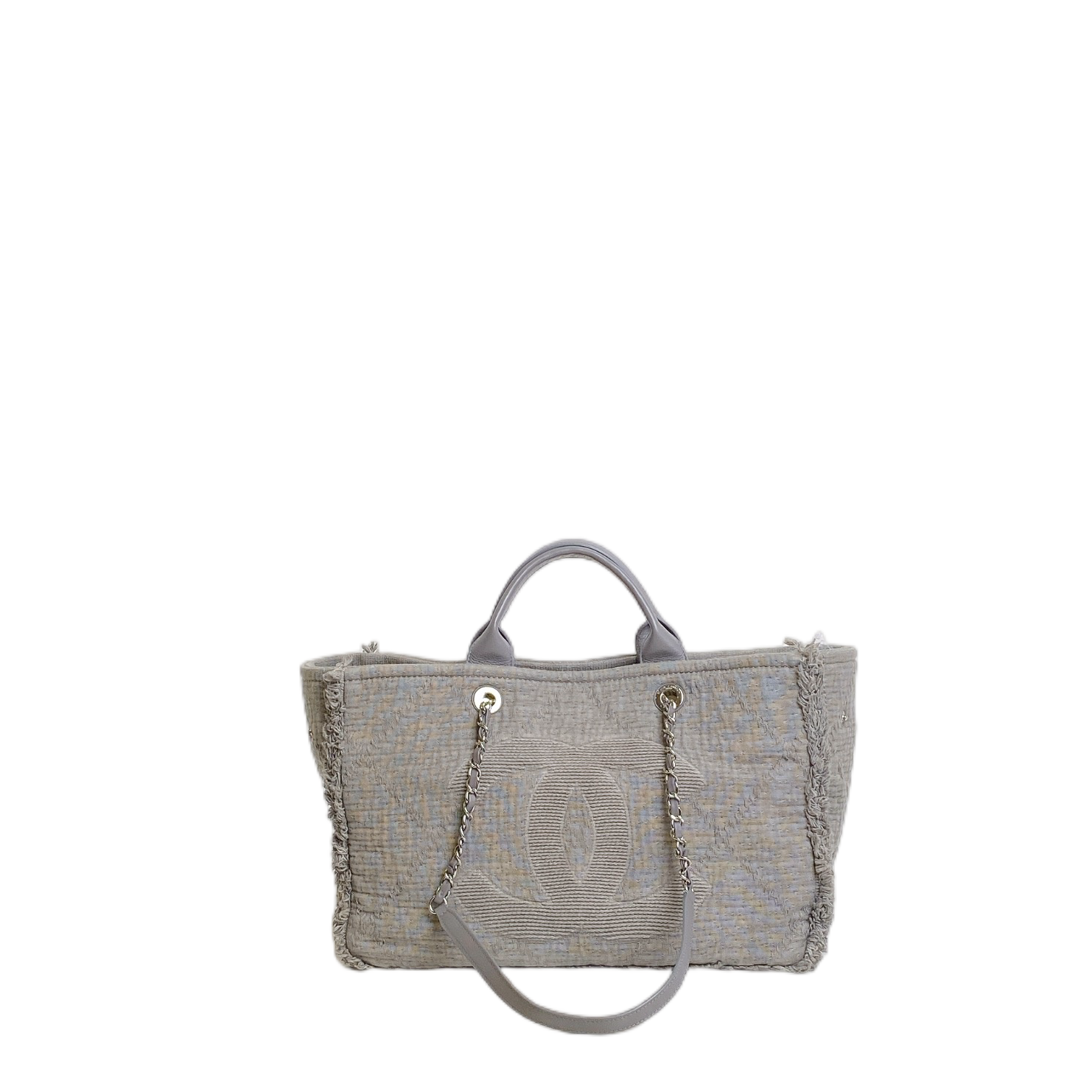 CHANEL DEAVILLE TOTE IN GREY