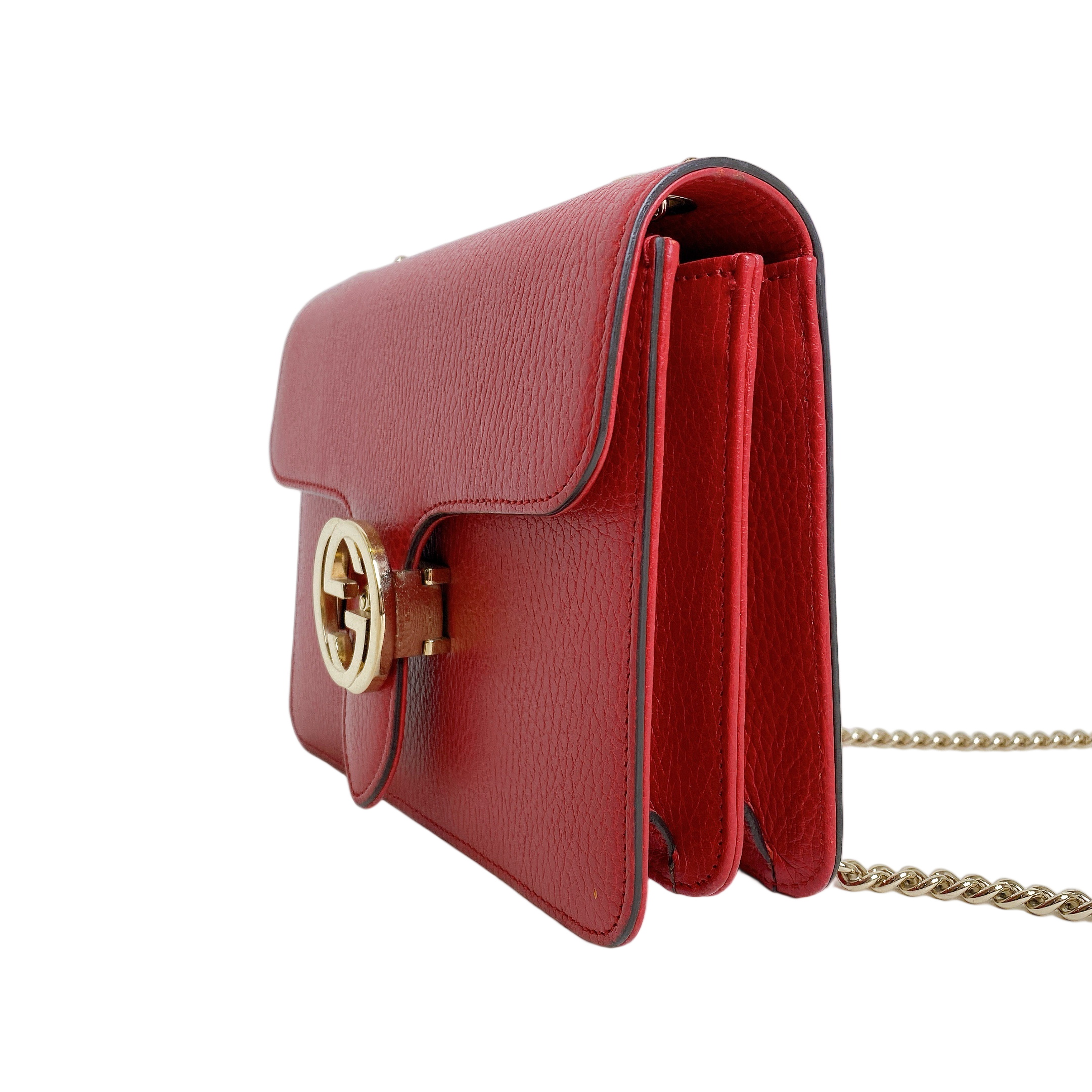 GUCCI INTERLOCKING IN RED