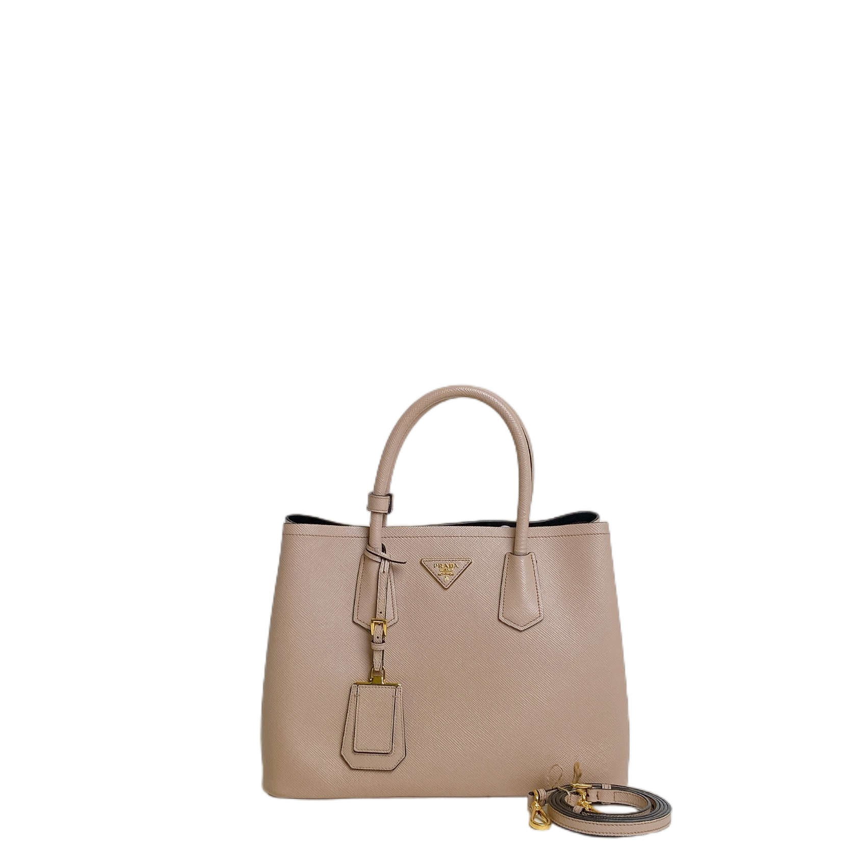 PRADA SAFFIANO CUIR IN BEIGE