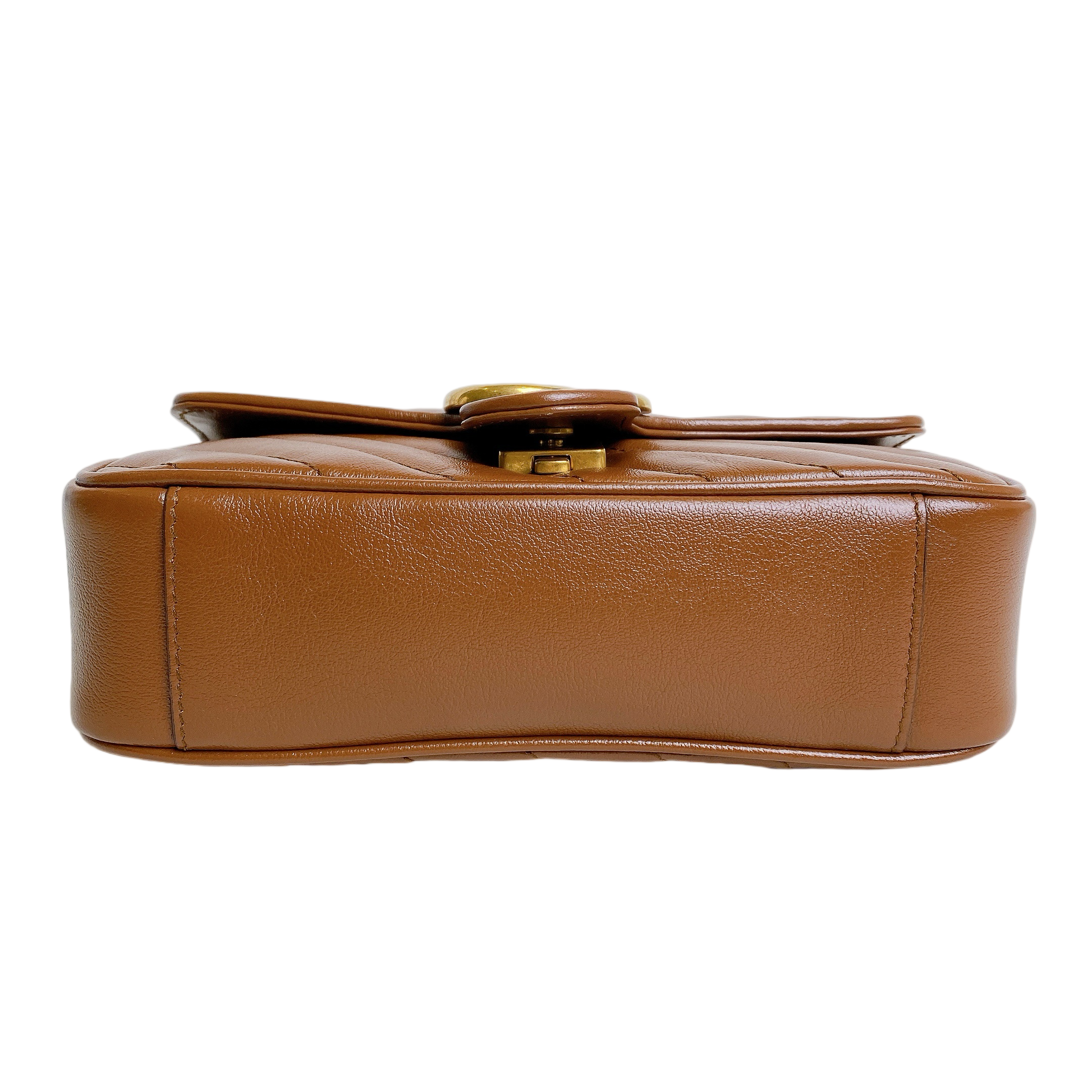 GUCCI MARMONT MINI IN CARAMEL