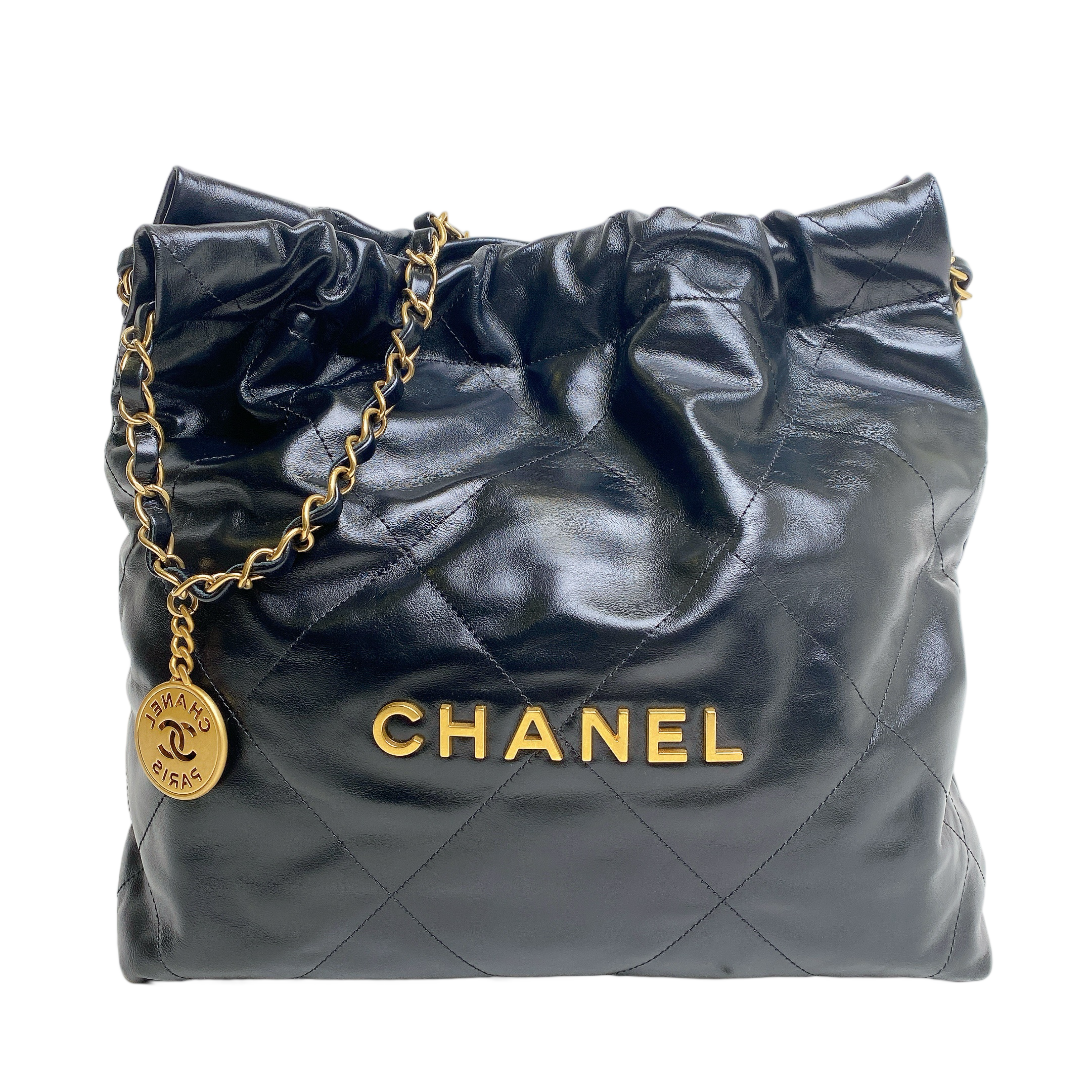 CHANEL 22 SMALL IN BLACK