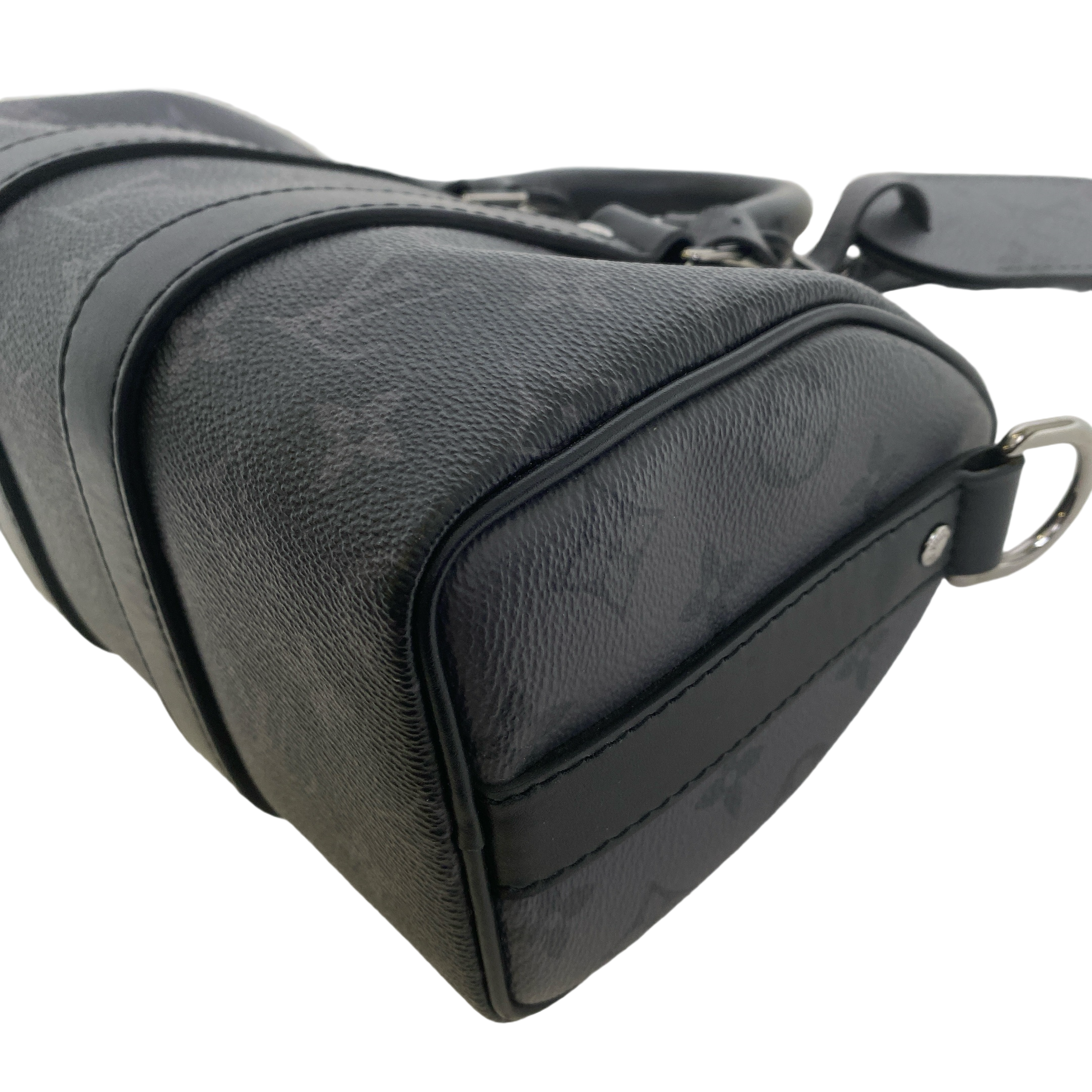 LV KEEPALL BANDOULIERE 25 MONOGRAM ECLIPSE