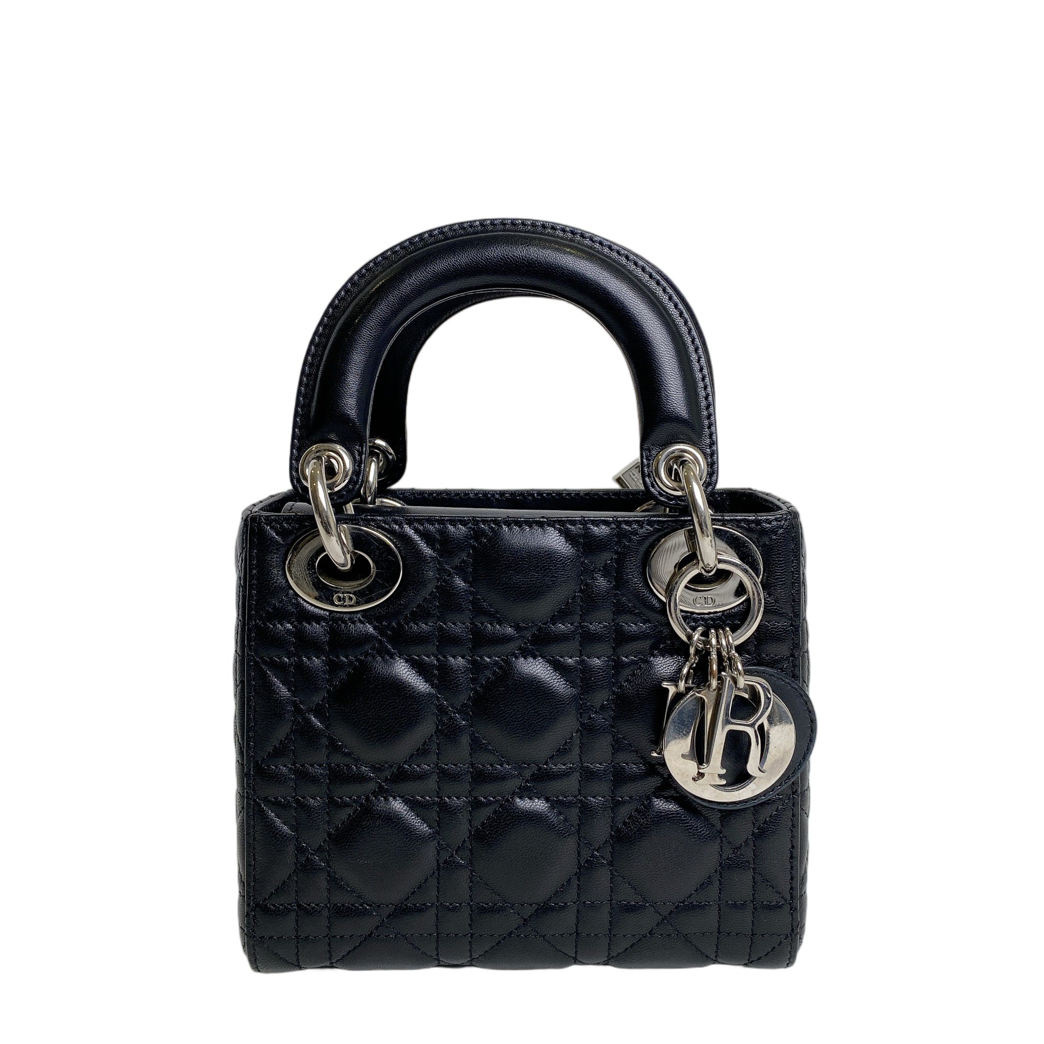 LADY DIOR MINI IN BLACK