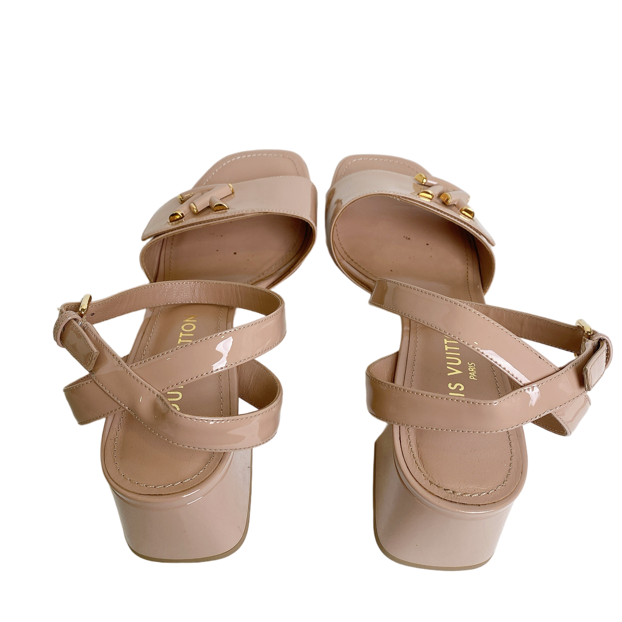 LV HIGH HEEL IN BEIGE