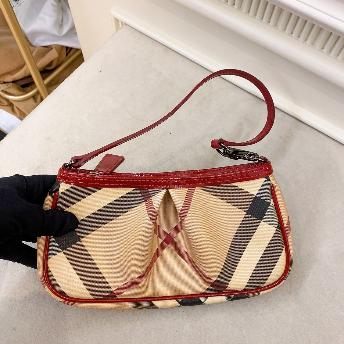 Burberry Super Nova Check Aston Small Shoulder bag