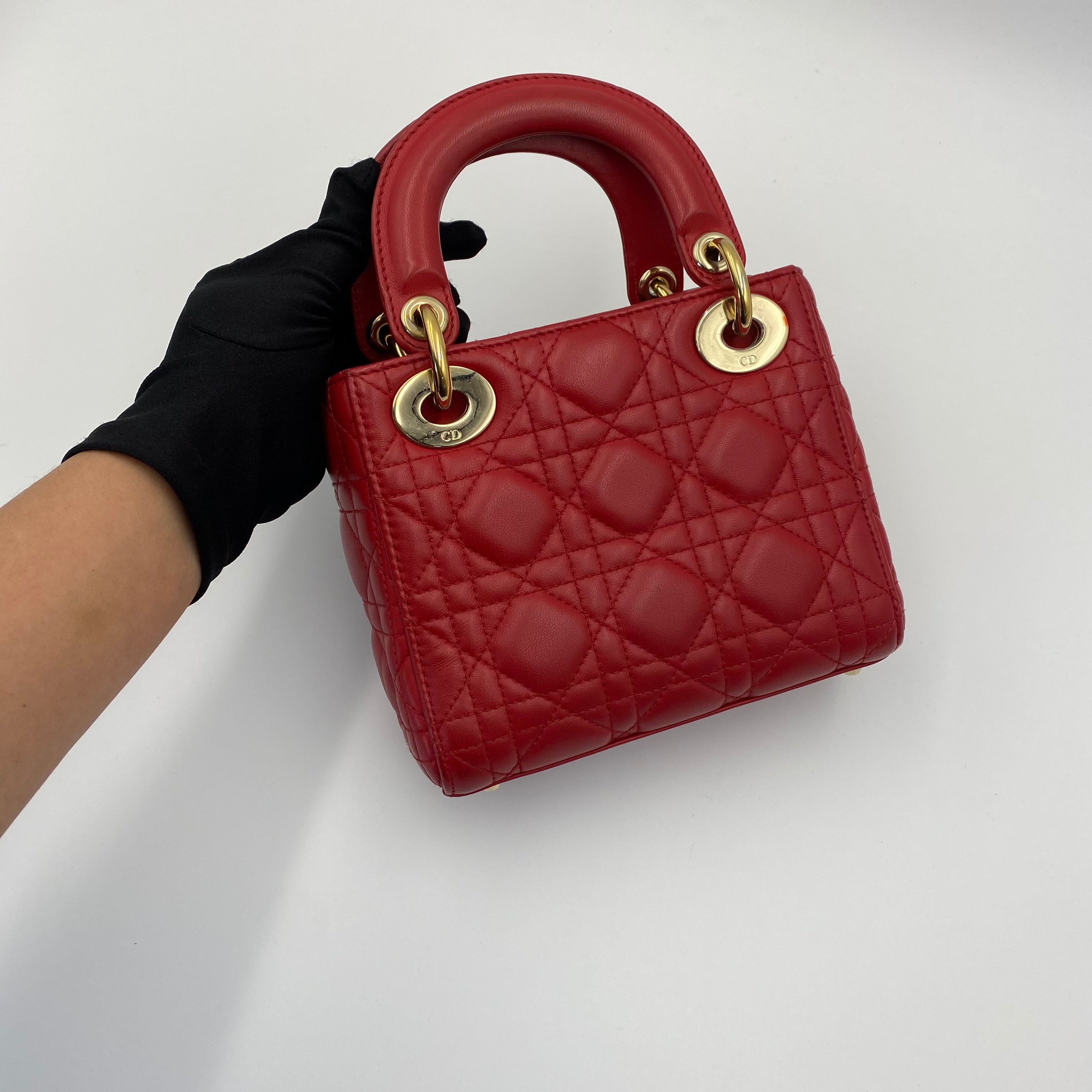 Lady Dior Mini in Red