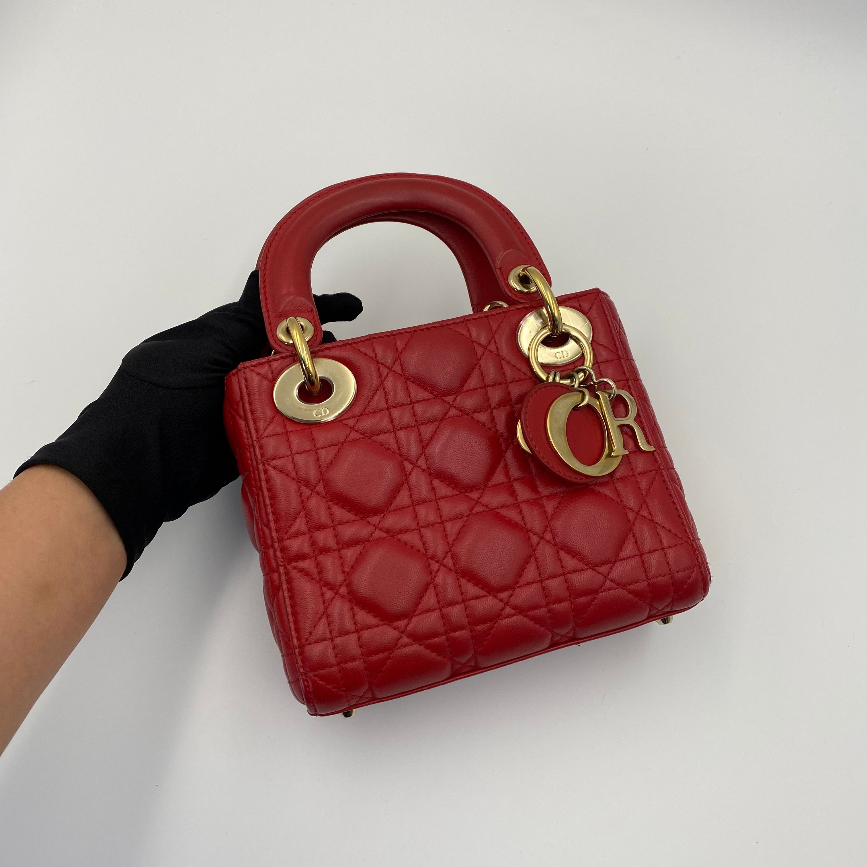 Lady Dior Mini in Red