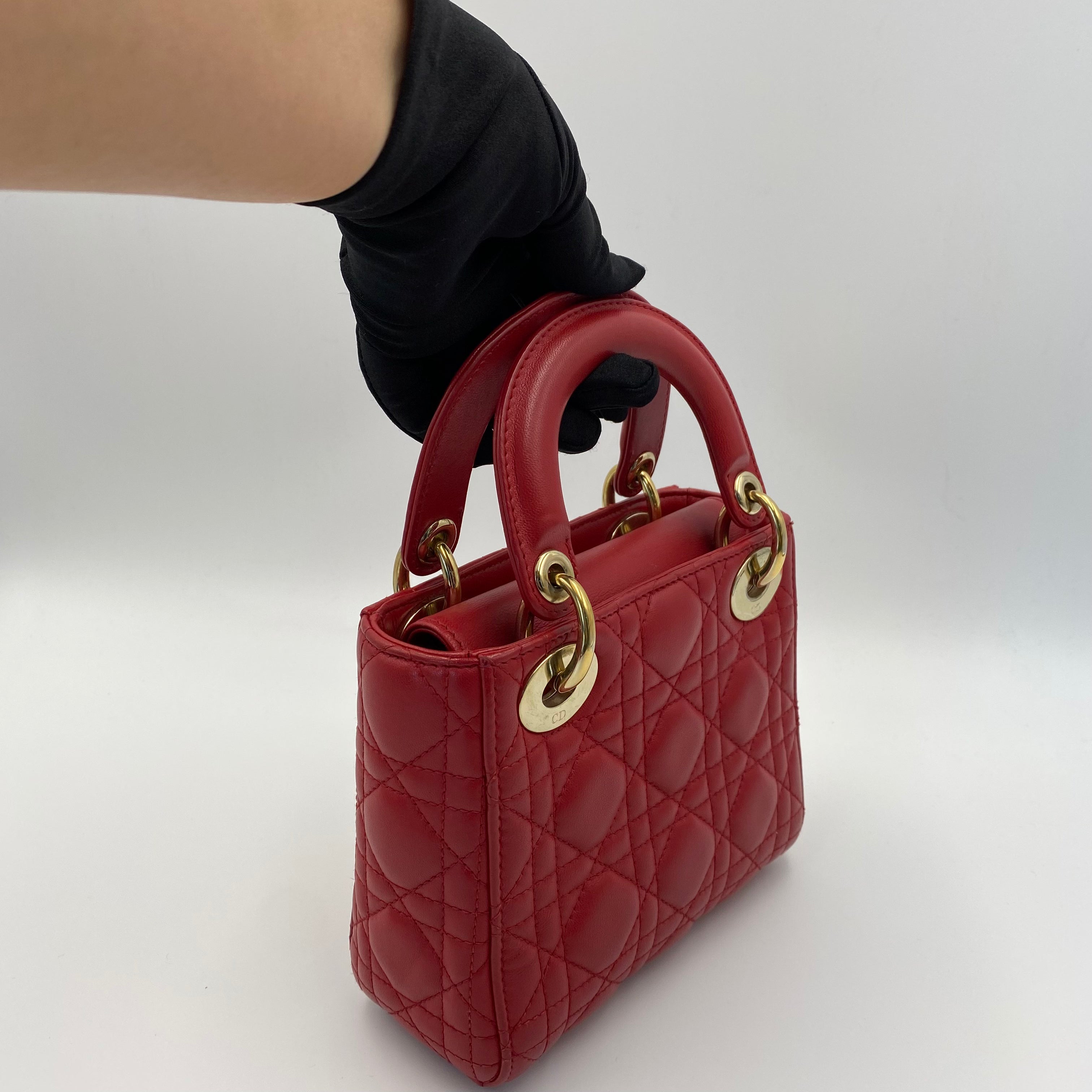 Lady Dior Mini in Red