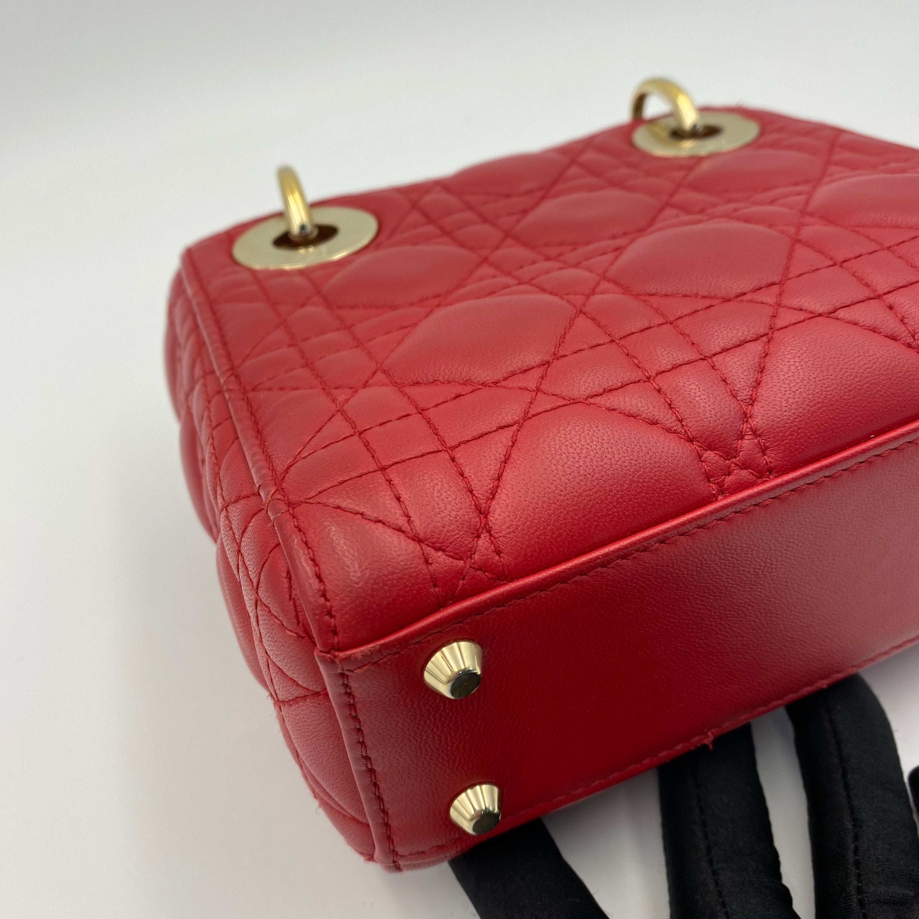 Lady Dior Mini in Red