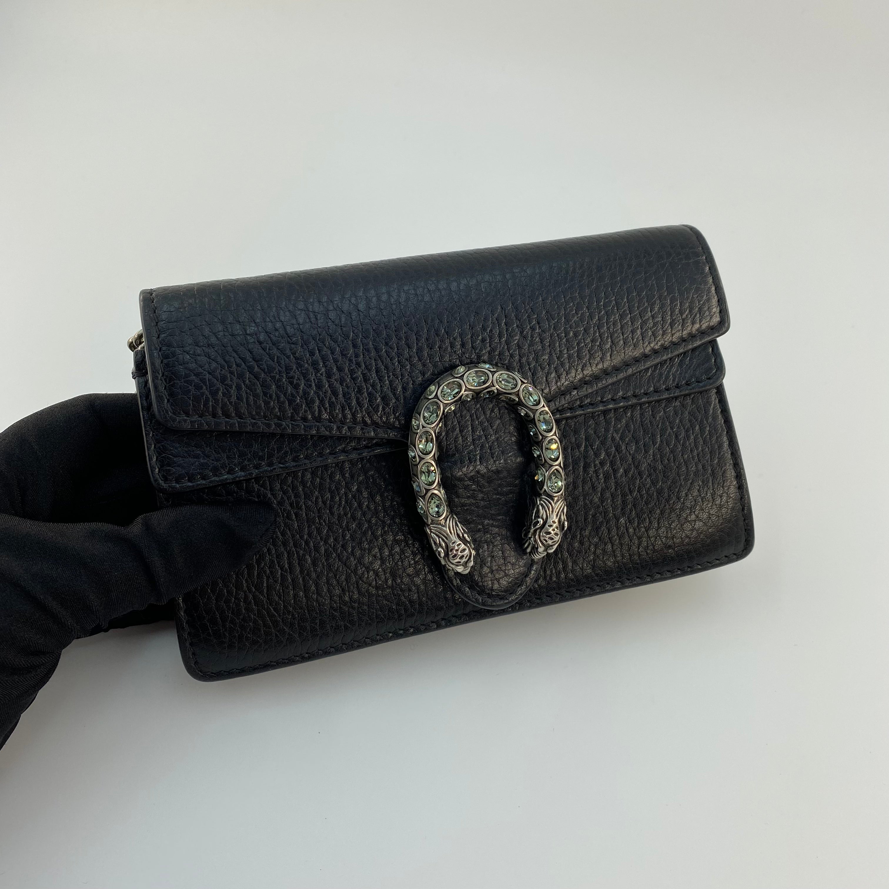 Gucci Dionysus Super Mini in Black