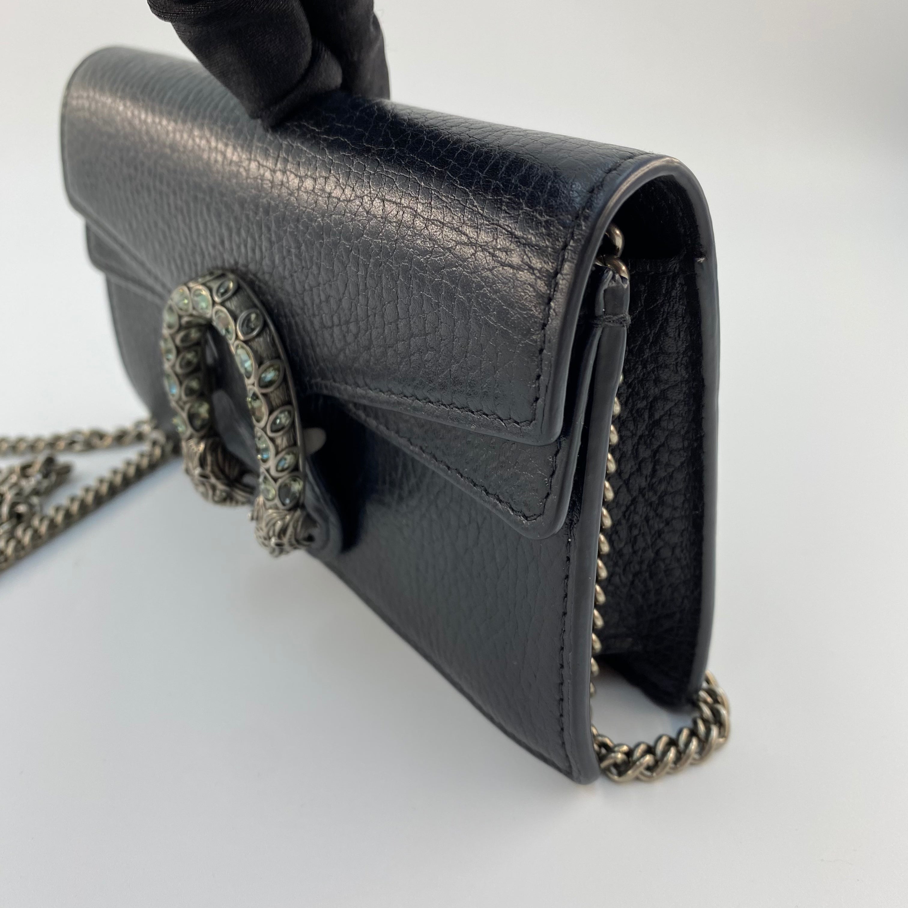 Gucci Dionysus Super Mini in Black