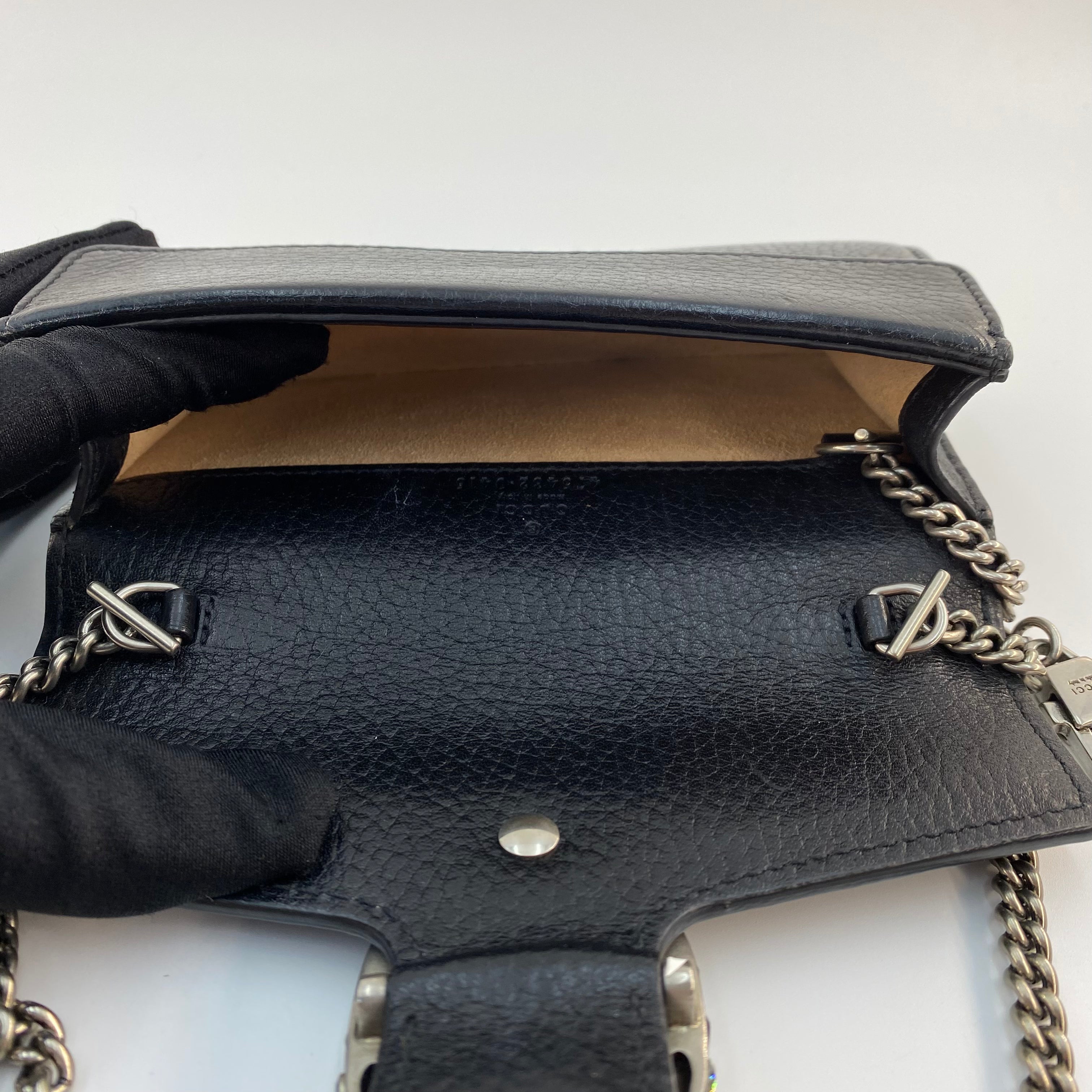 Gucci Dionysus Super Mini in Black