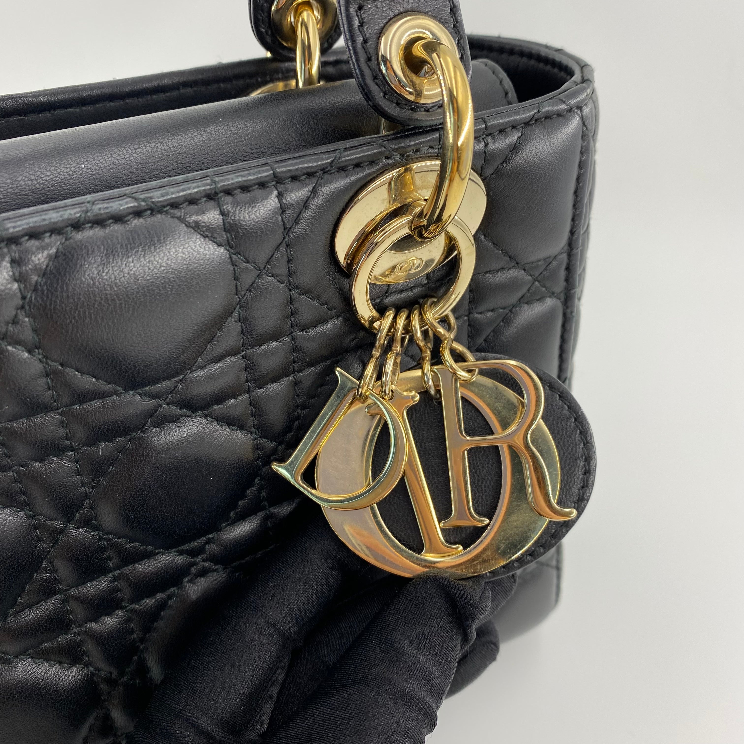 LADY DIOR SMALL IN BLACK