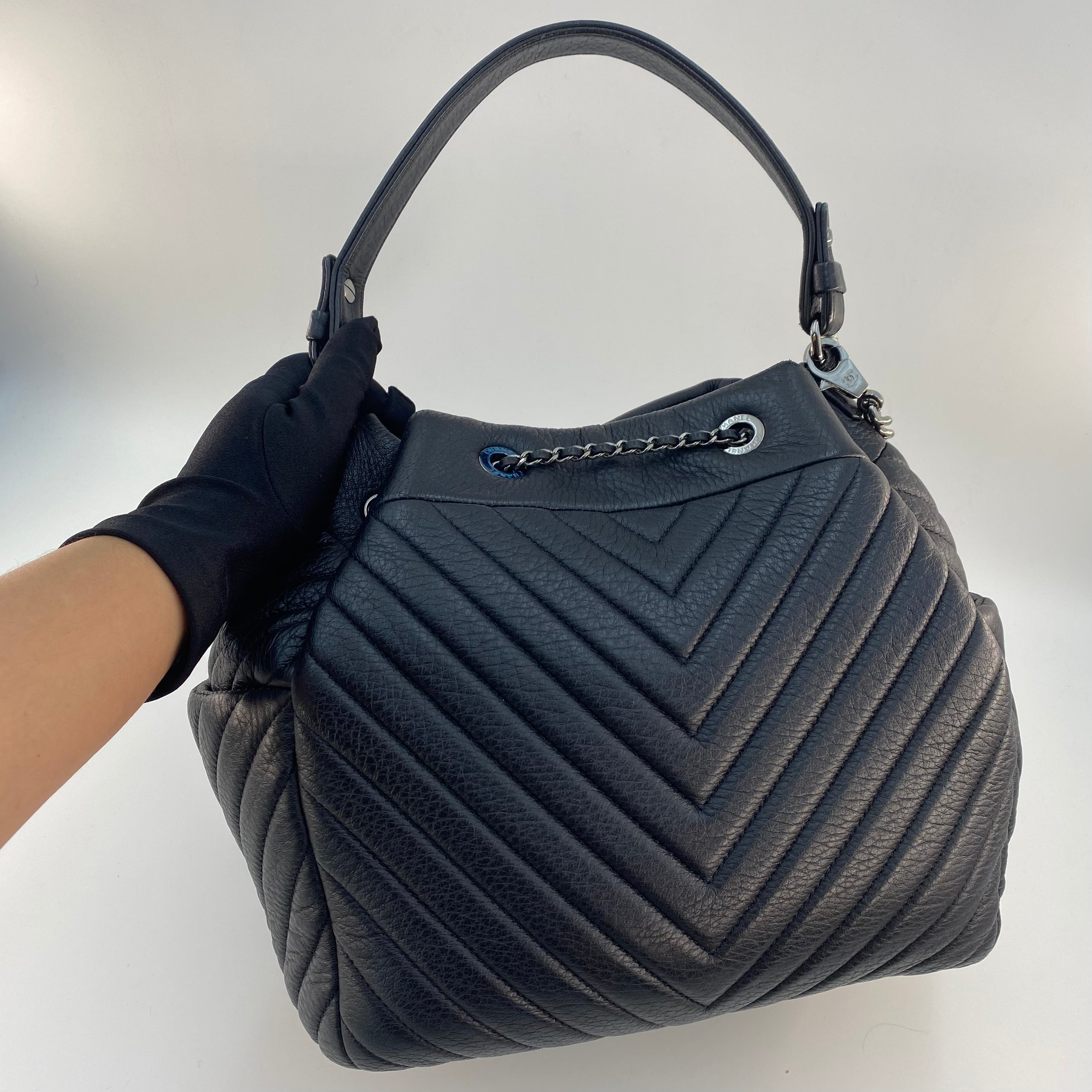 Chanel Bucket Bag in Black