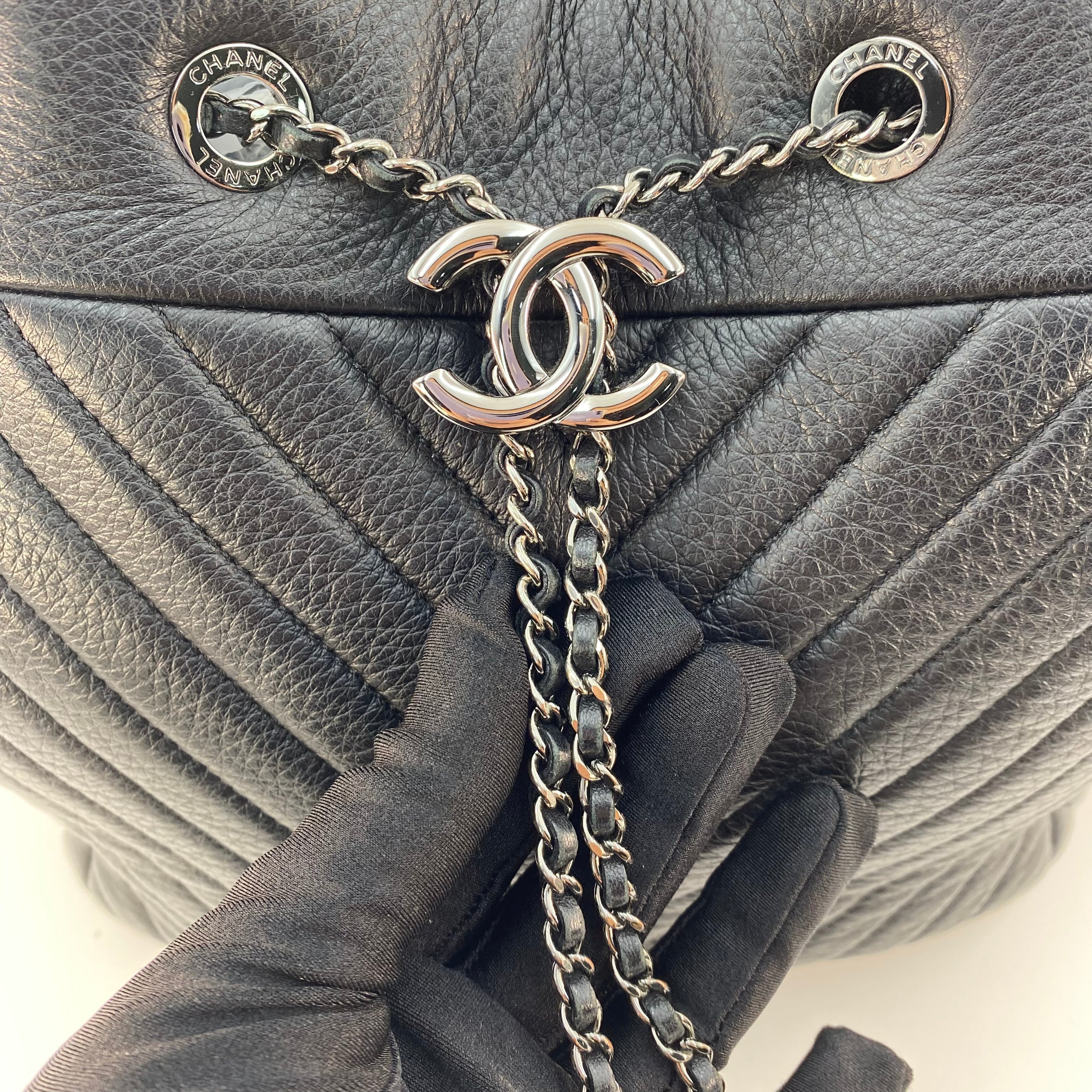 Chanel Bucket Bag in Black