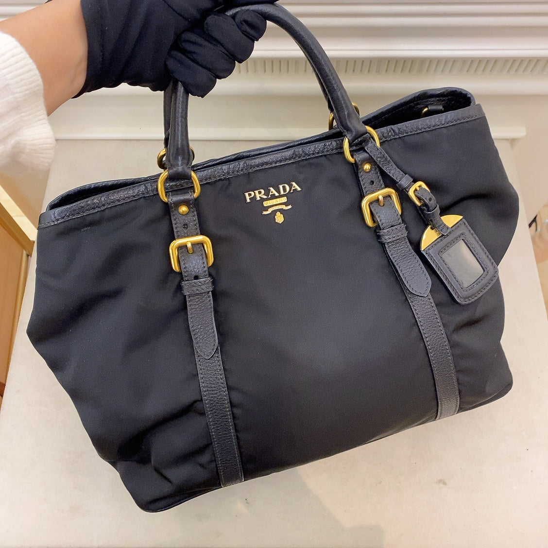 Prada Nylon Tote Bag