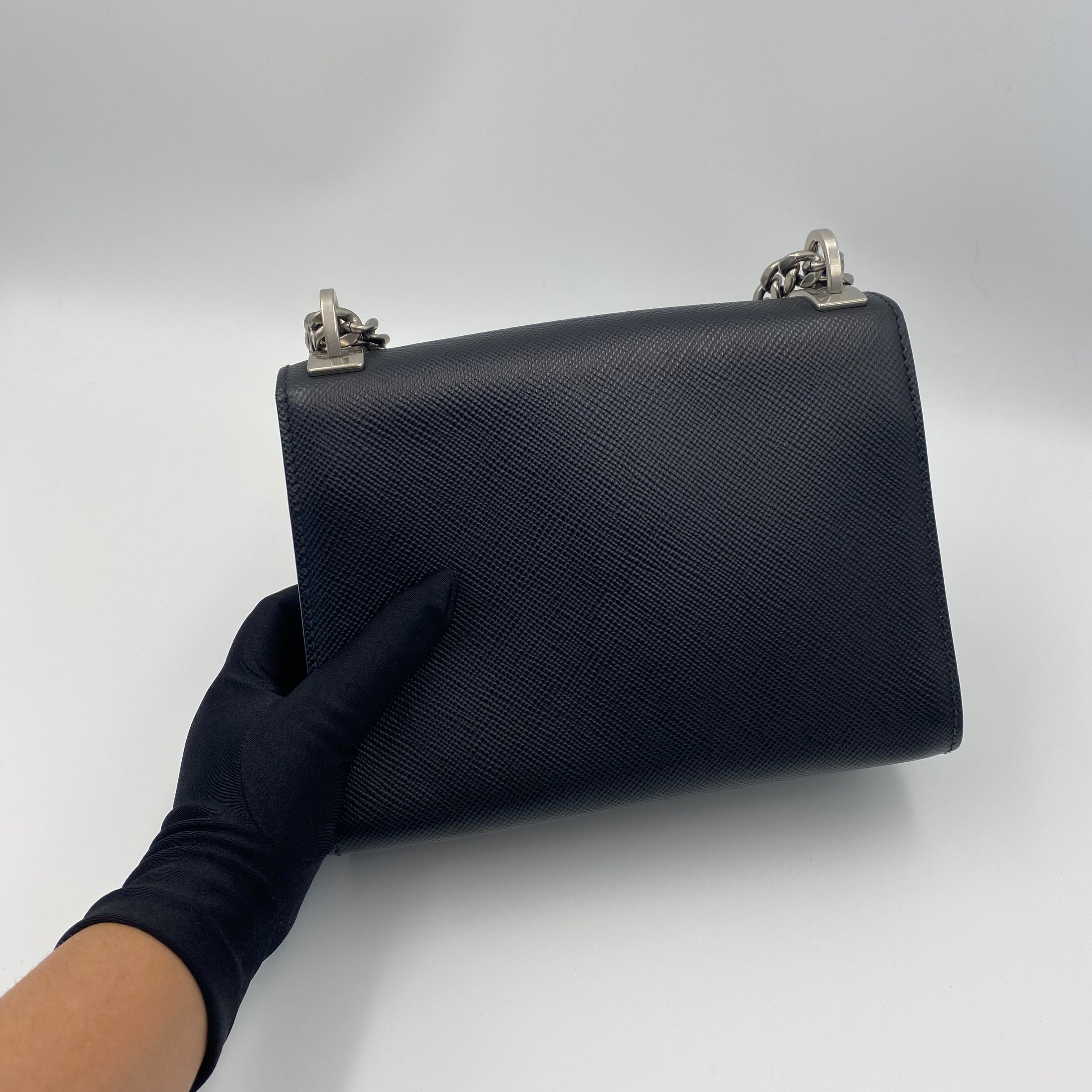 Prada Monochrome Crossbody in Black