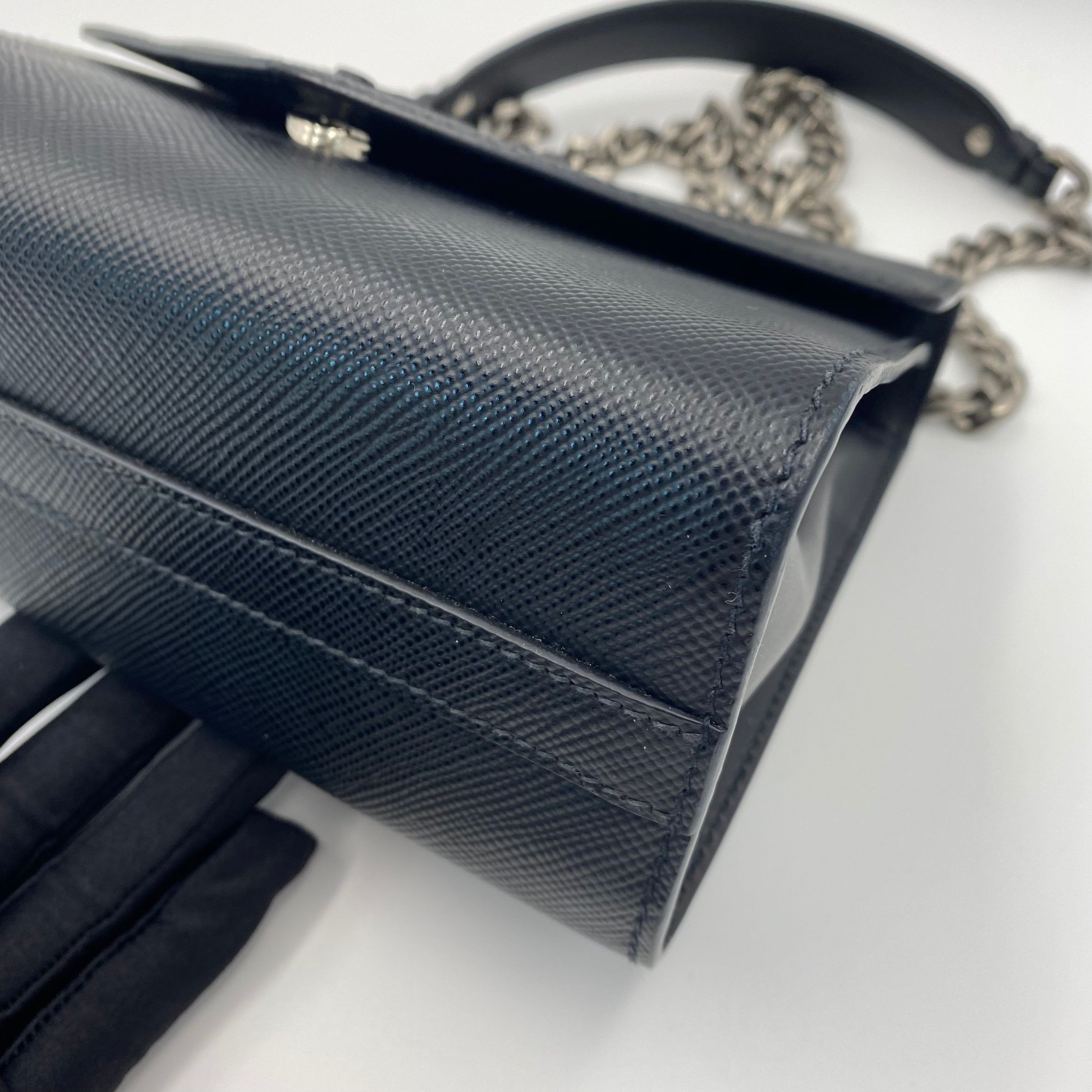 Prada Monochrome Crossbody in Black