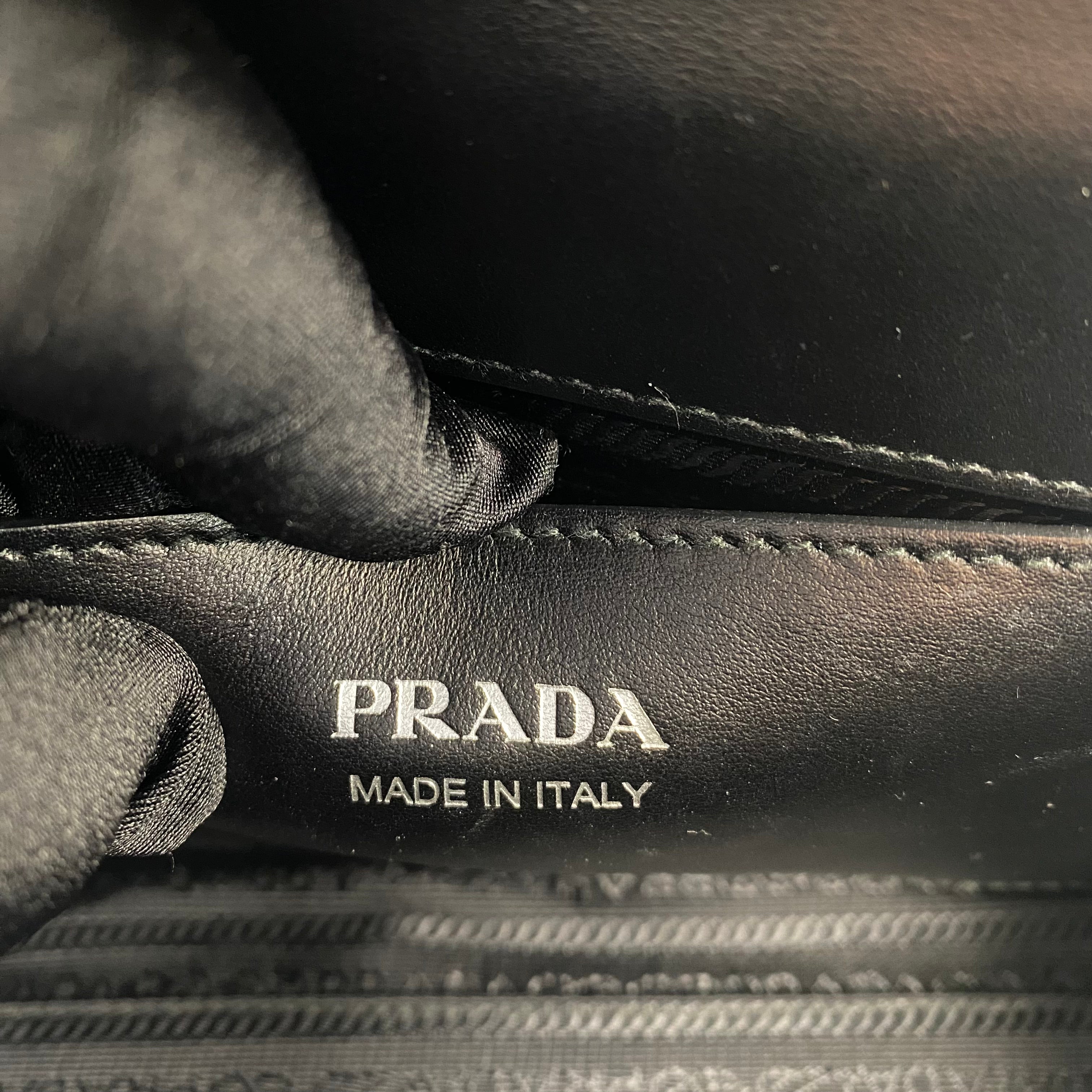 Prada Monochrome Crossbody in Black