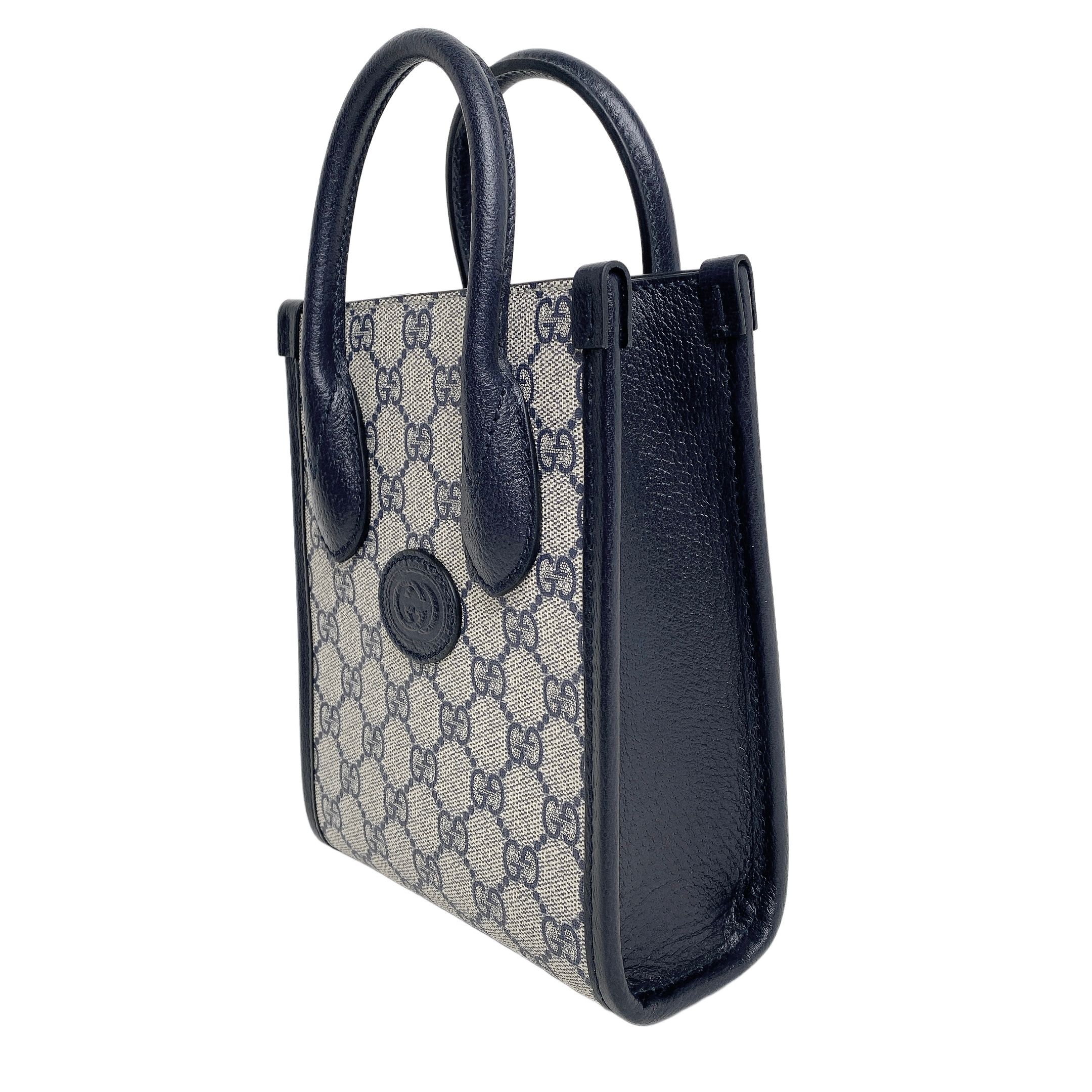 GUCCI MINI TOTE BAG WITH INTERLOCKING G