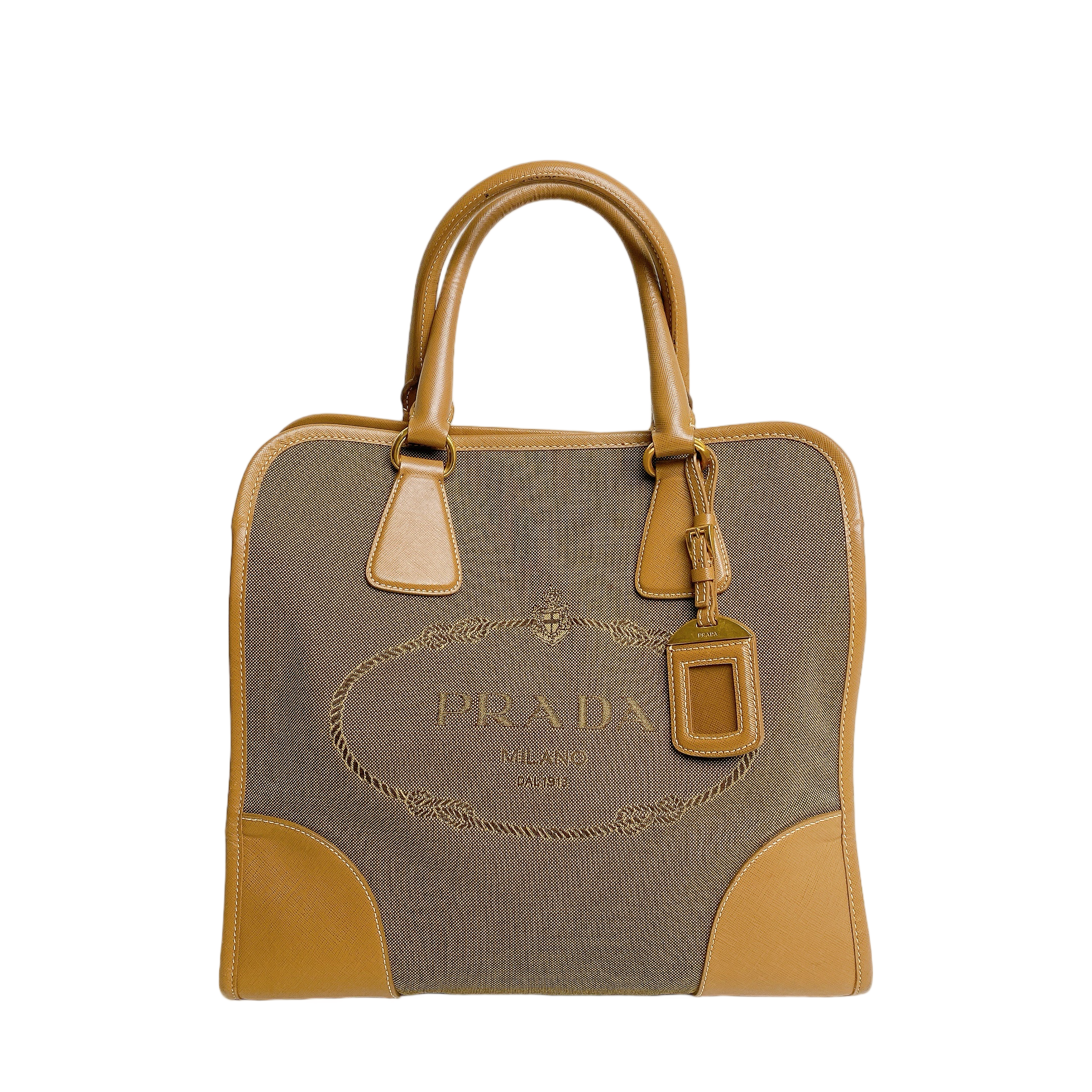 PRADA CANVAS TOTE BAG - Main Image