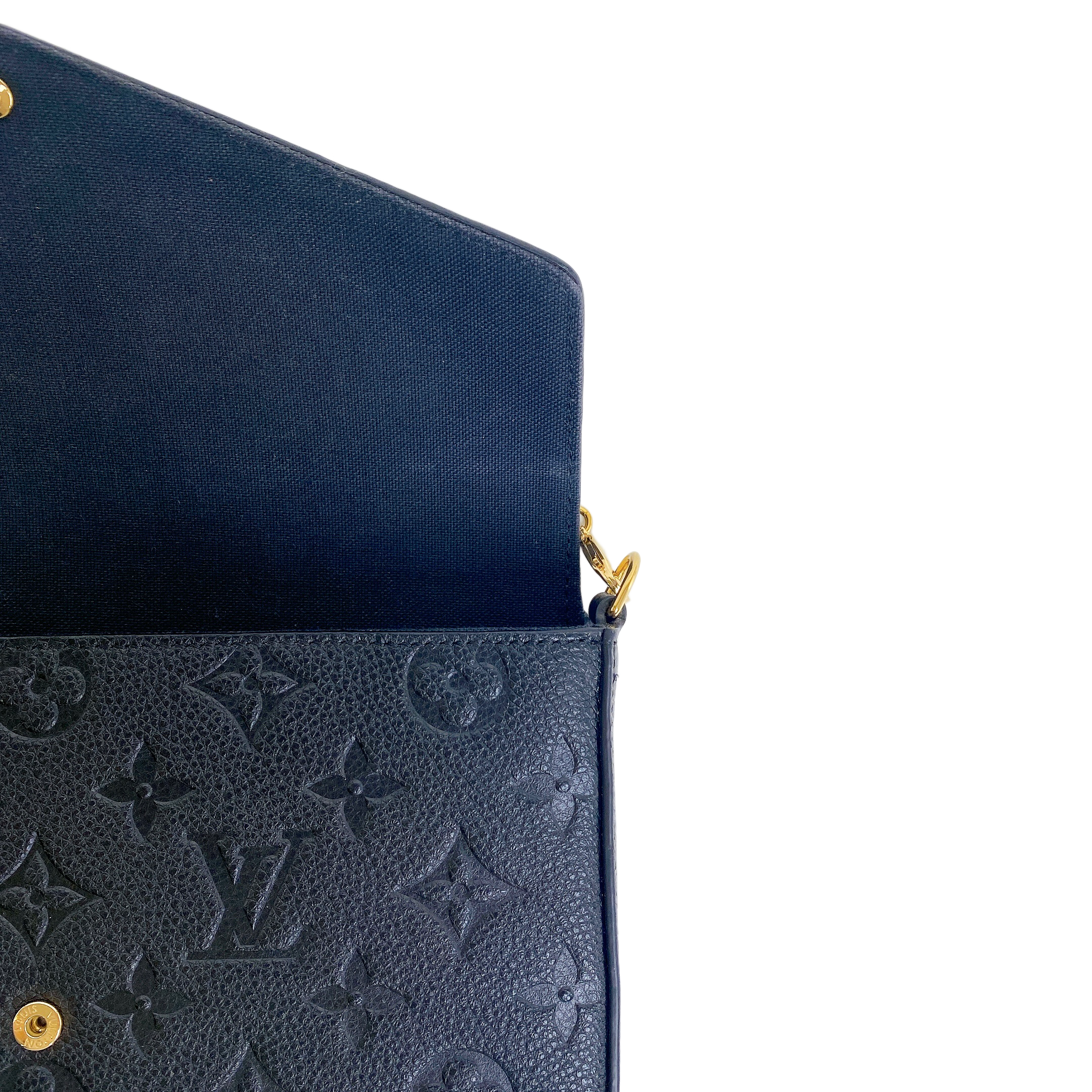 LV FELICIE POCHETTE EMPREINTE IN  BLACK