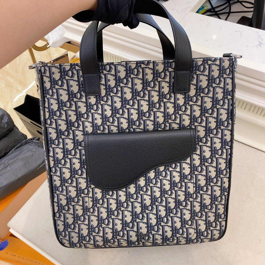 DIOR SADDLE OBLIQUE TOTE