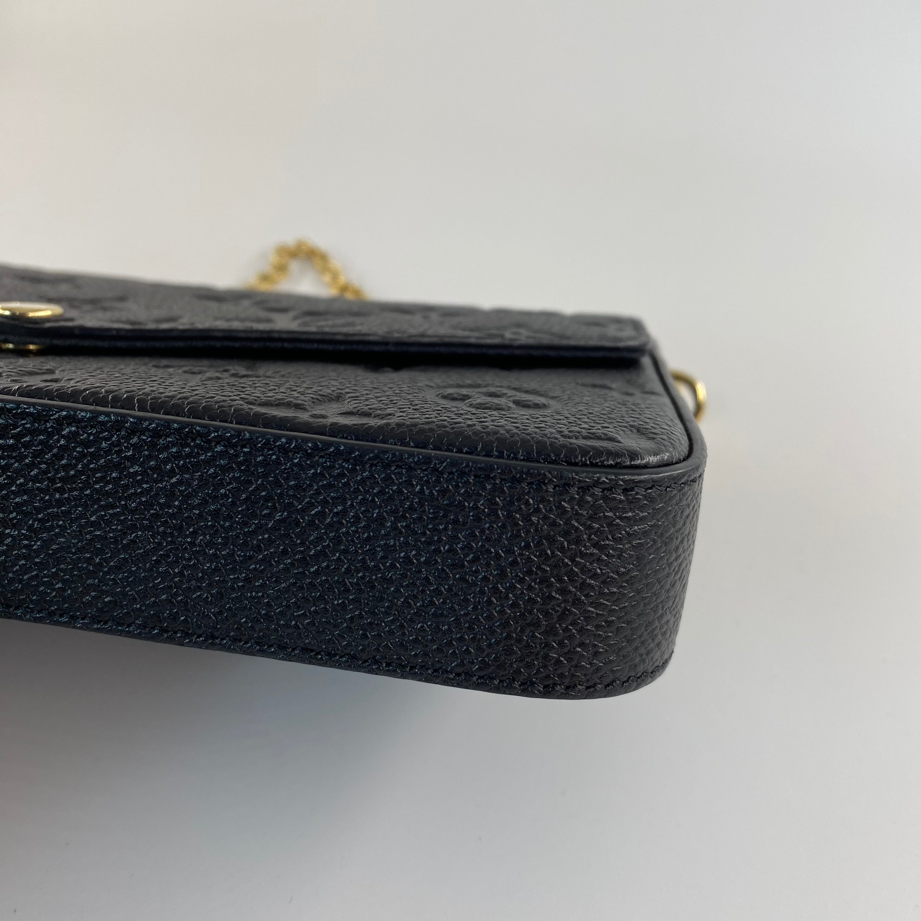 LV Felicie Pochette in Black