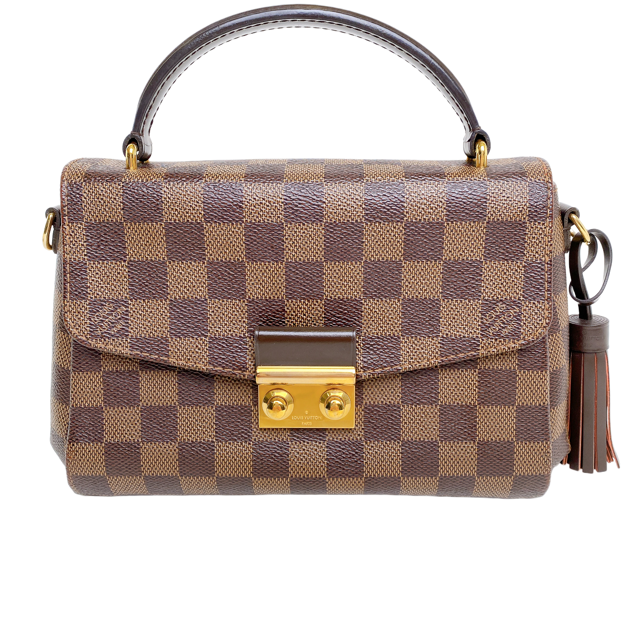 LV CROISETTE DAMIER EBENE