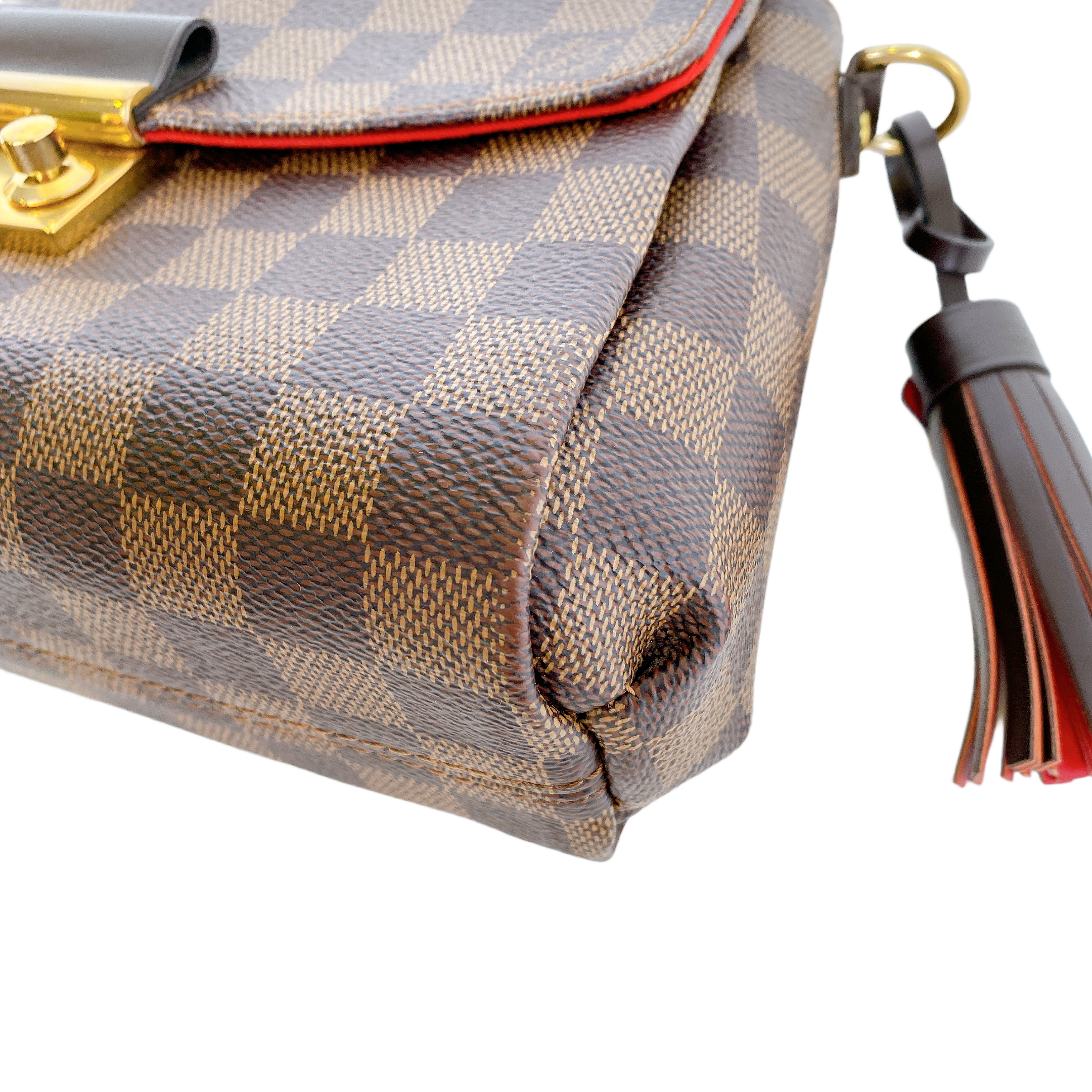 LV CROISETTE DAMIER EBENE