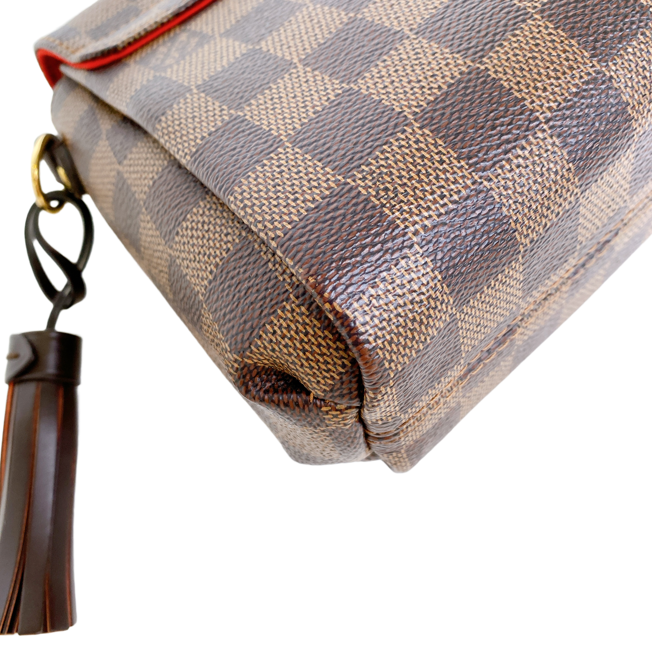 LV CROISETTE DAMIER EBENE