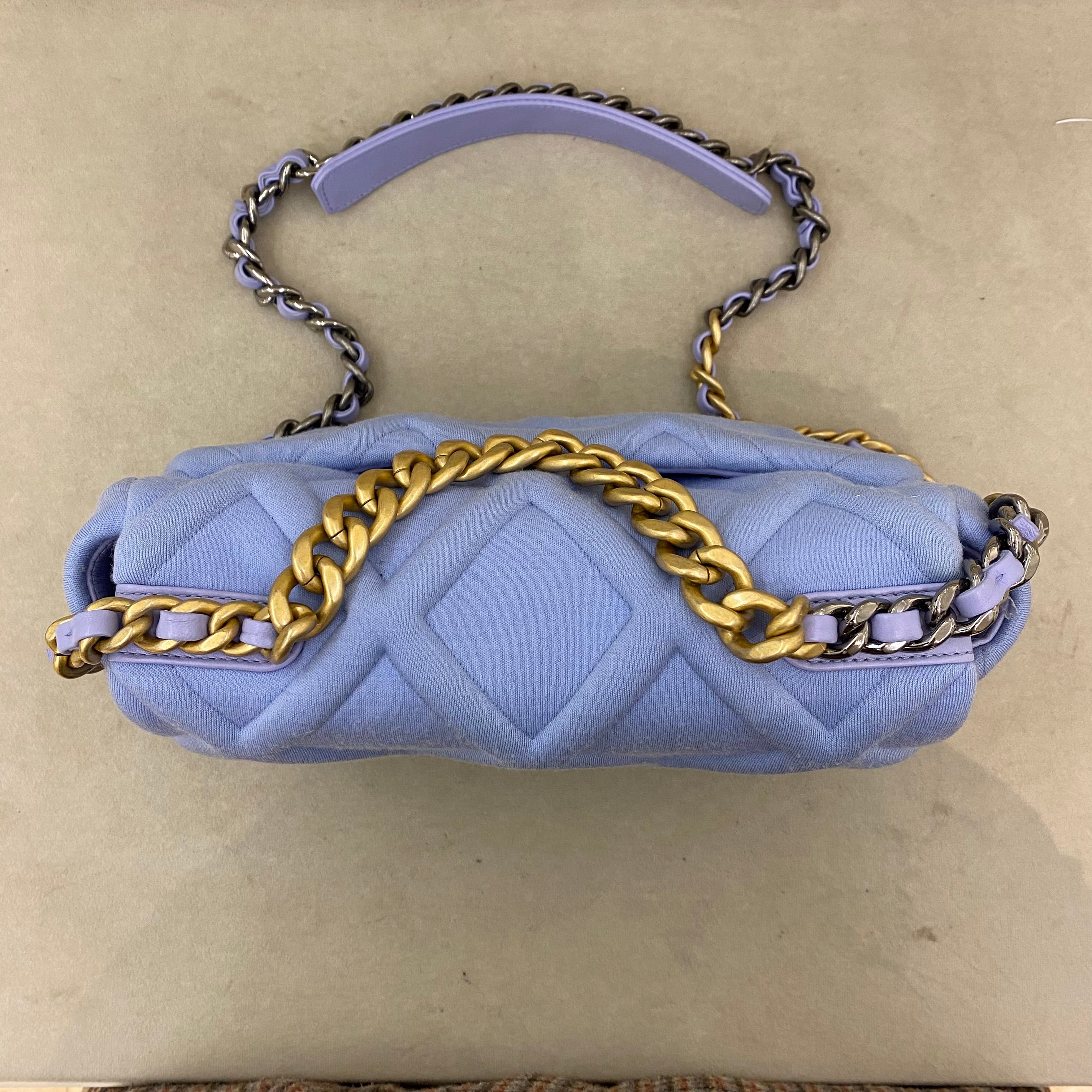 Chanel 19 Small in Blue
