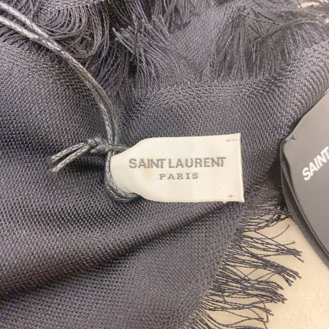 YSL Scarf In Black