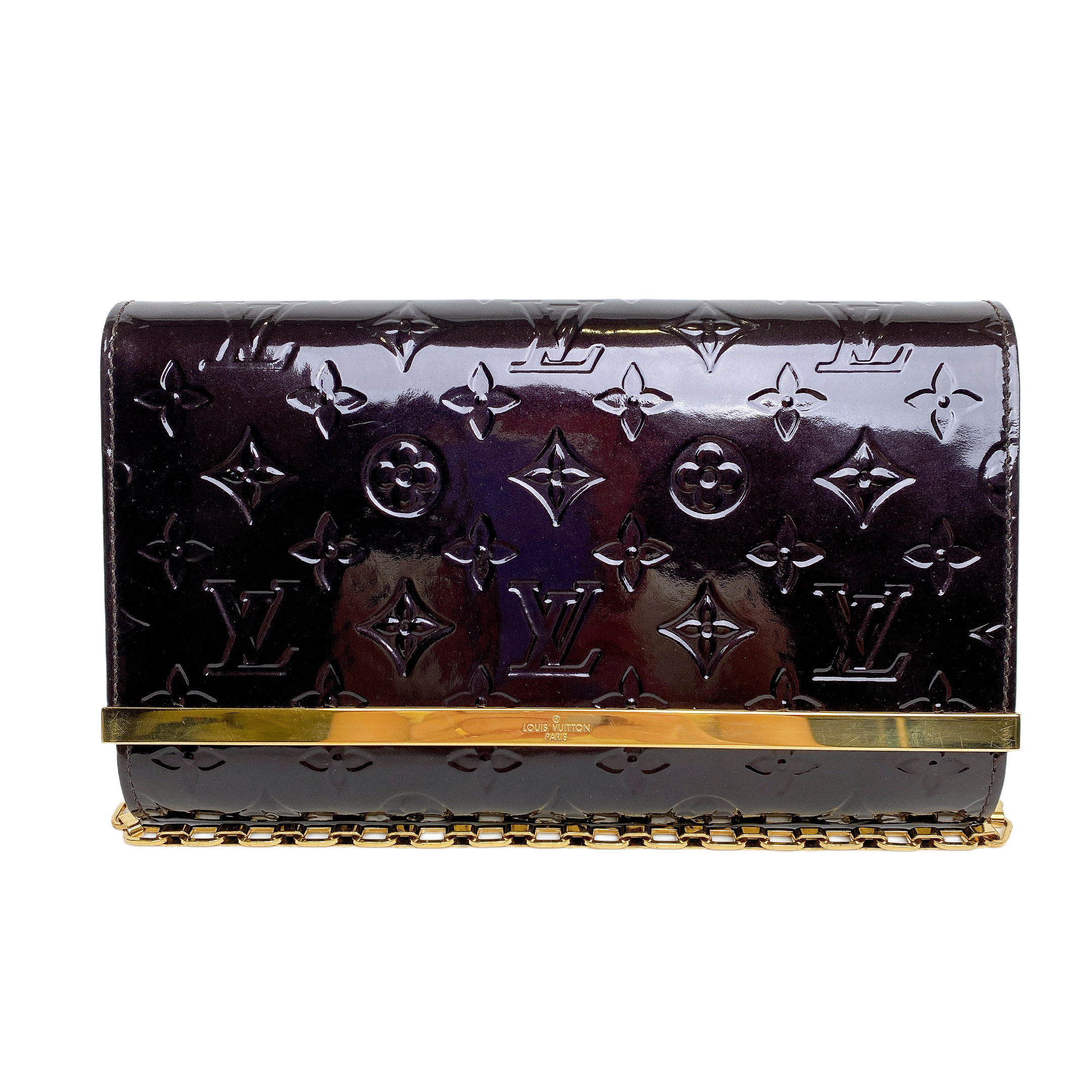 LV Amarante Vernis Ana Clutch Bag