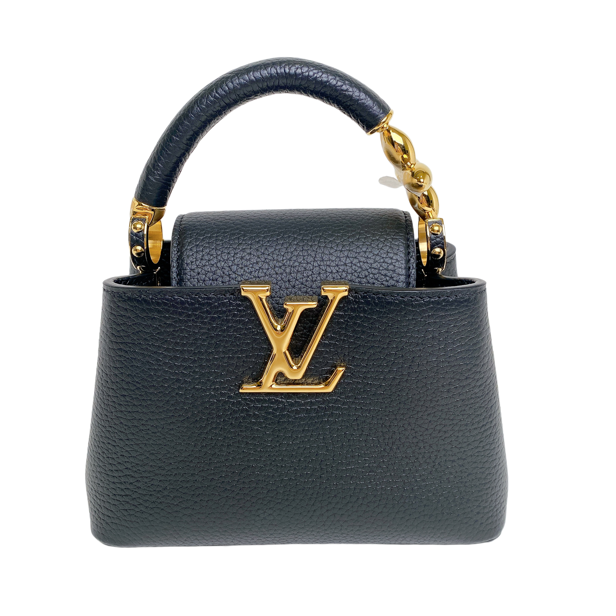 LV CAPUCINES MINI IN BLACK