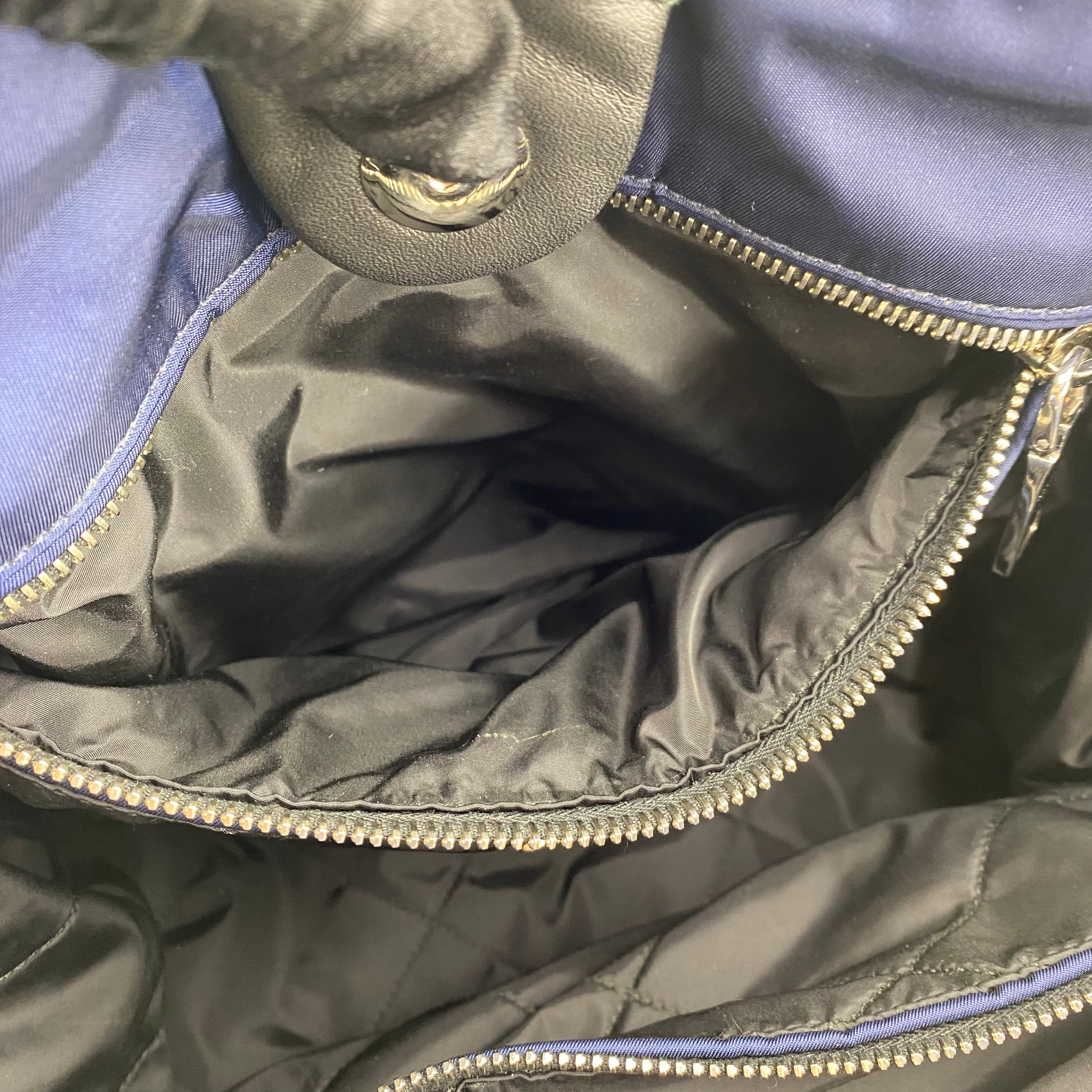 PRADA NYLON 2-WAY TESSUTO BOMBER TOTE BAG