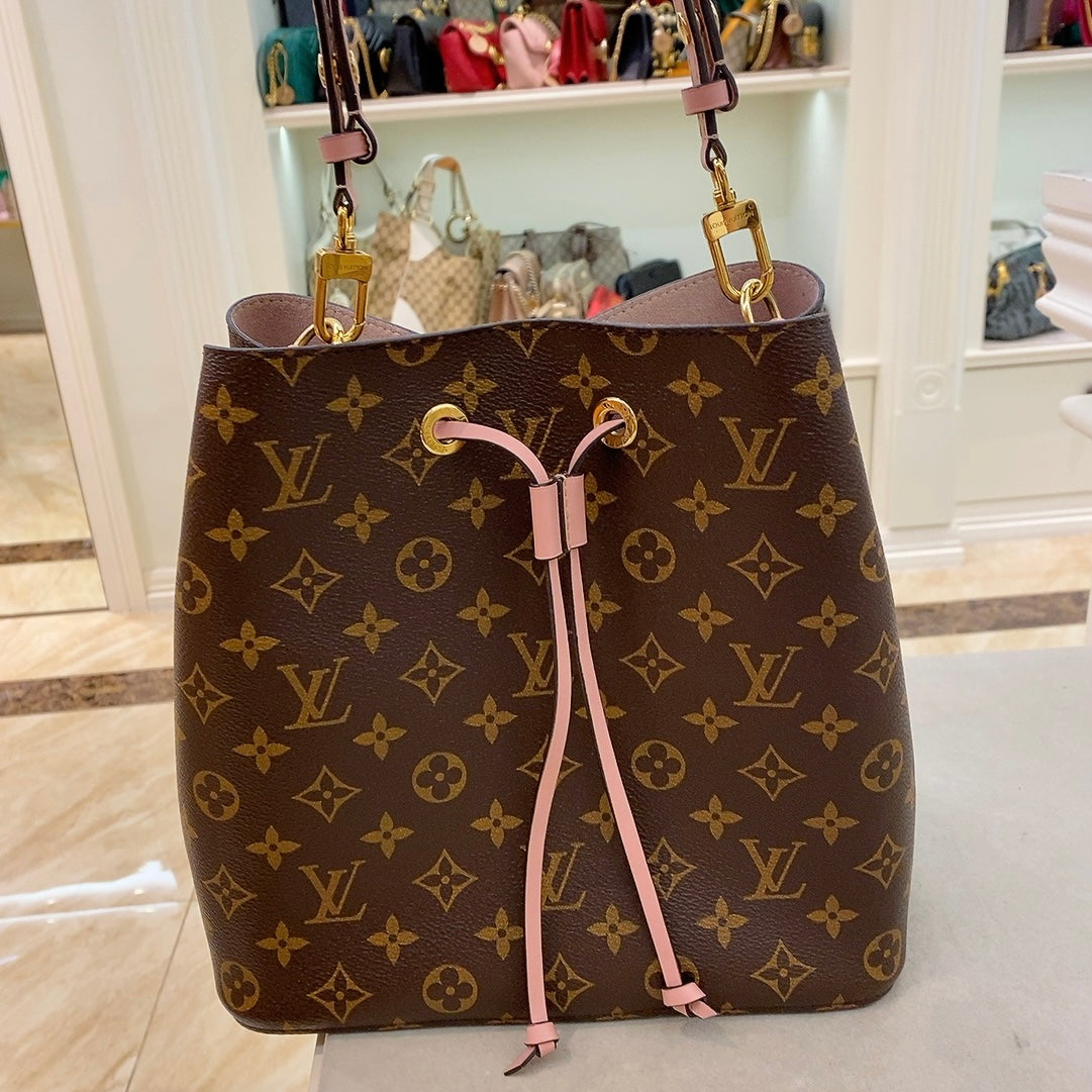 Louis vuitton neonoe monogram caramel hot sale