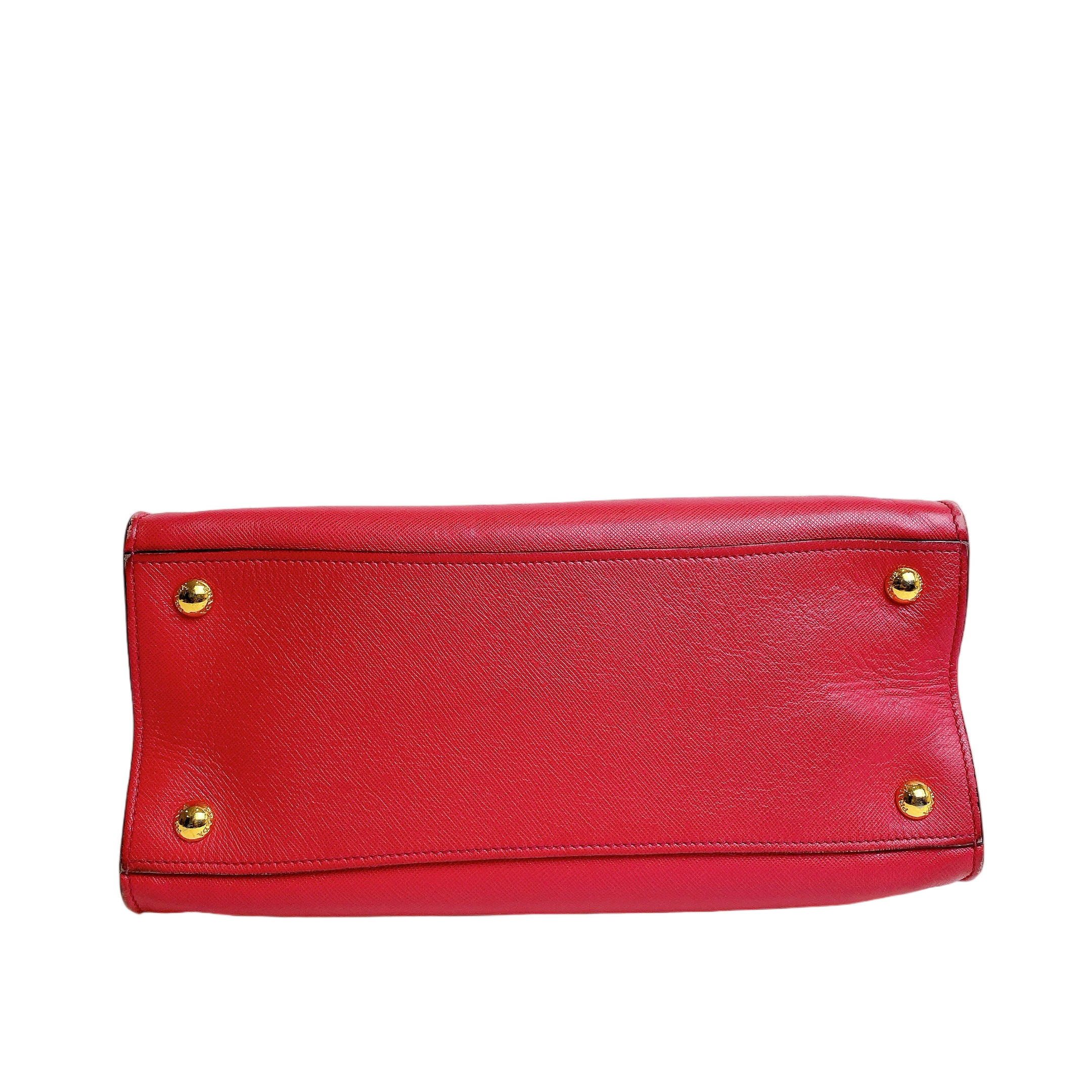Prada Pink Saffiano Soft Leather Tote Bag