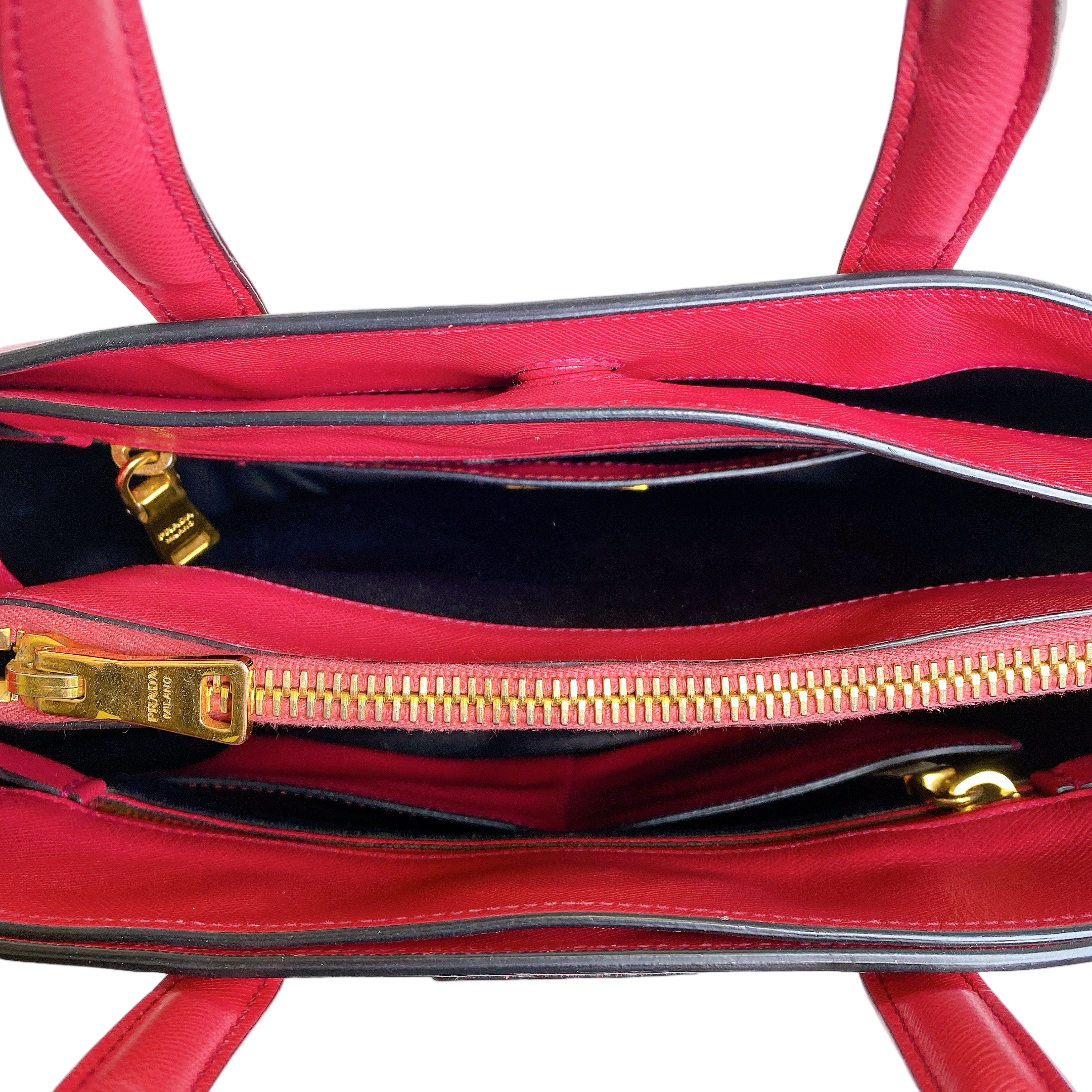 Prada Pink Saffiano Soft Leather Tote Bag