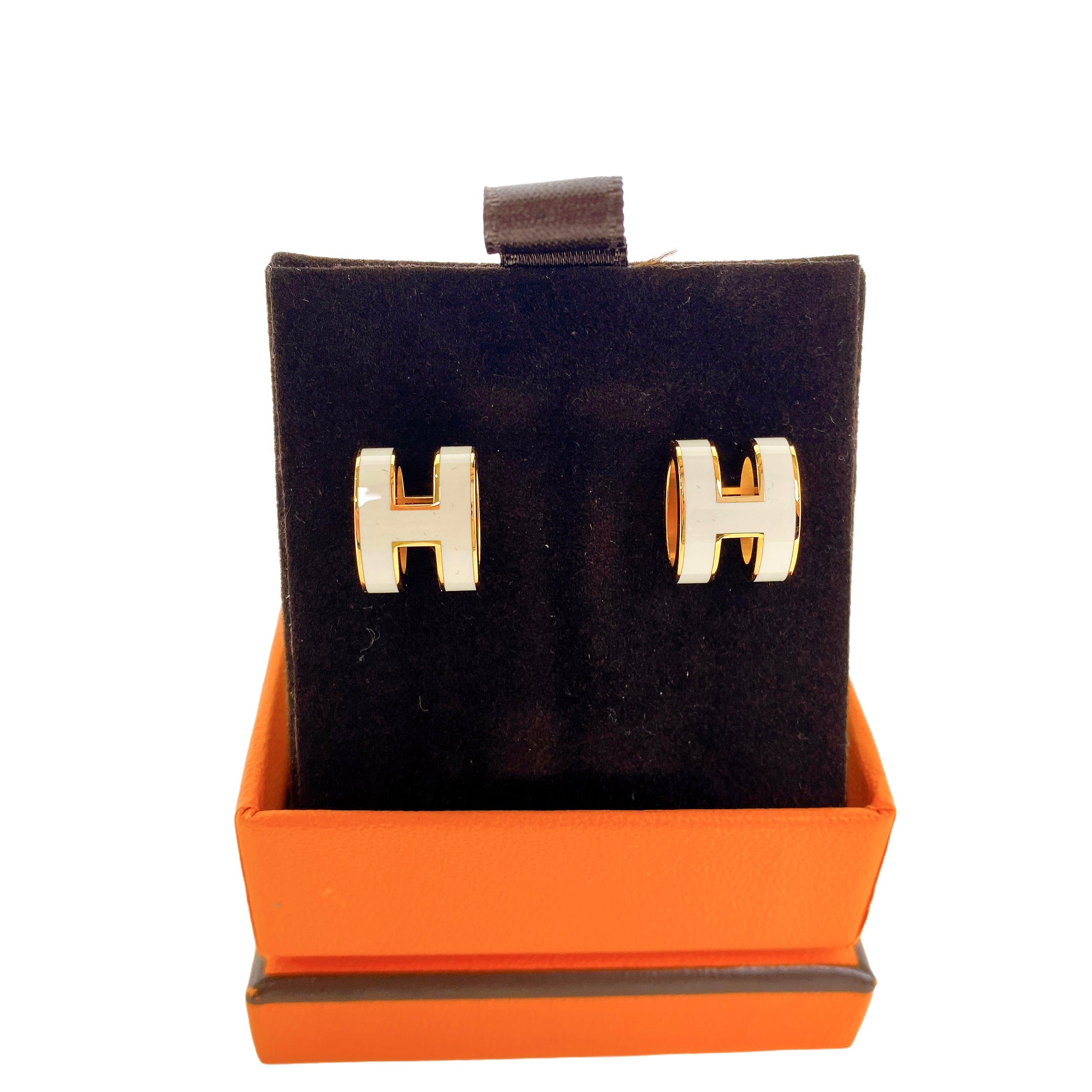 HERMES POP H EARRINGS