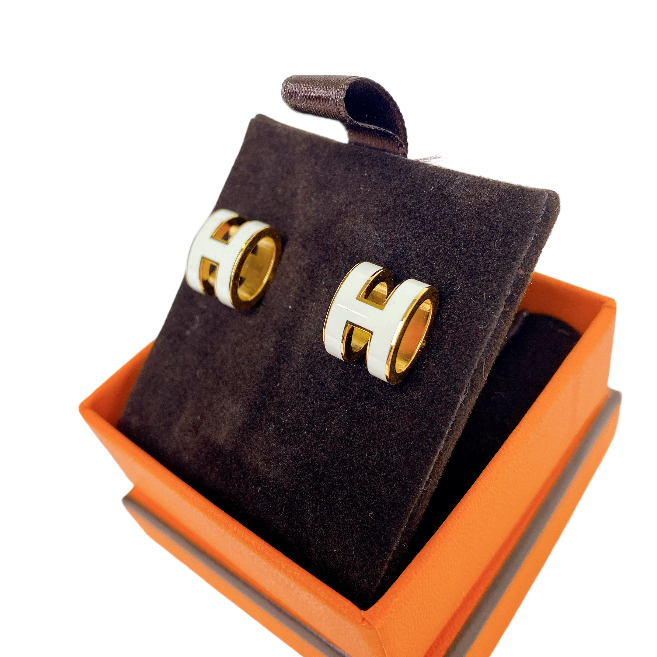 HERMES POP H EARRINGS