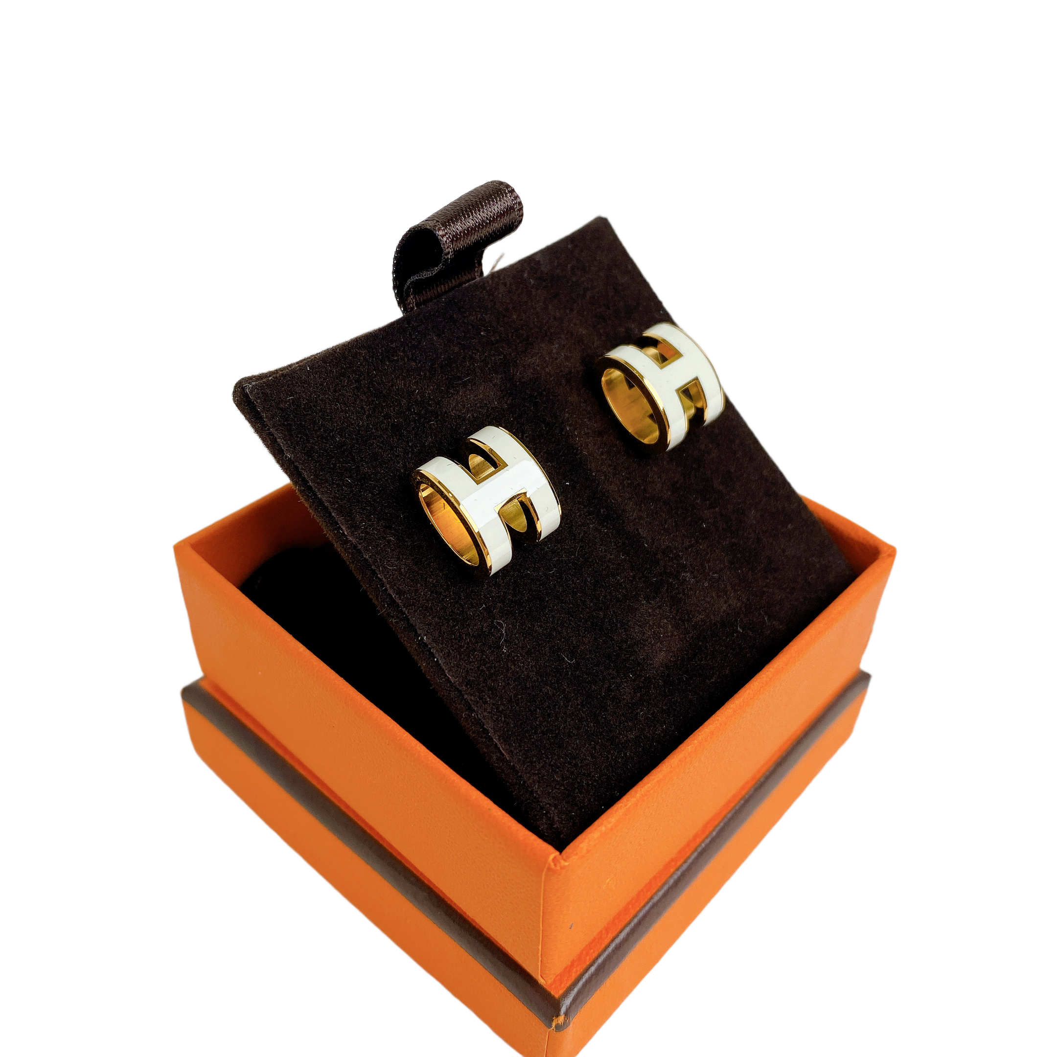 HERMES POP H EARRINGS